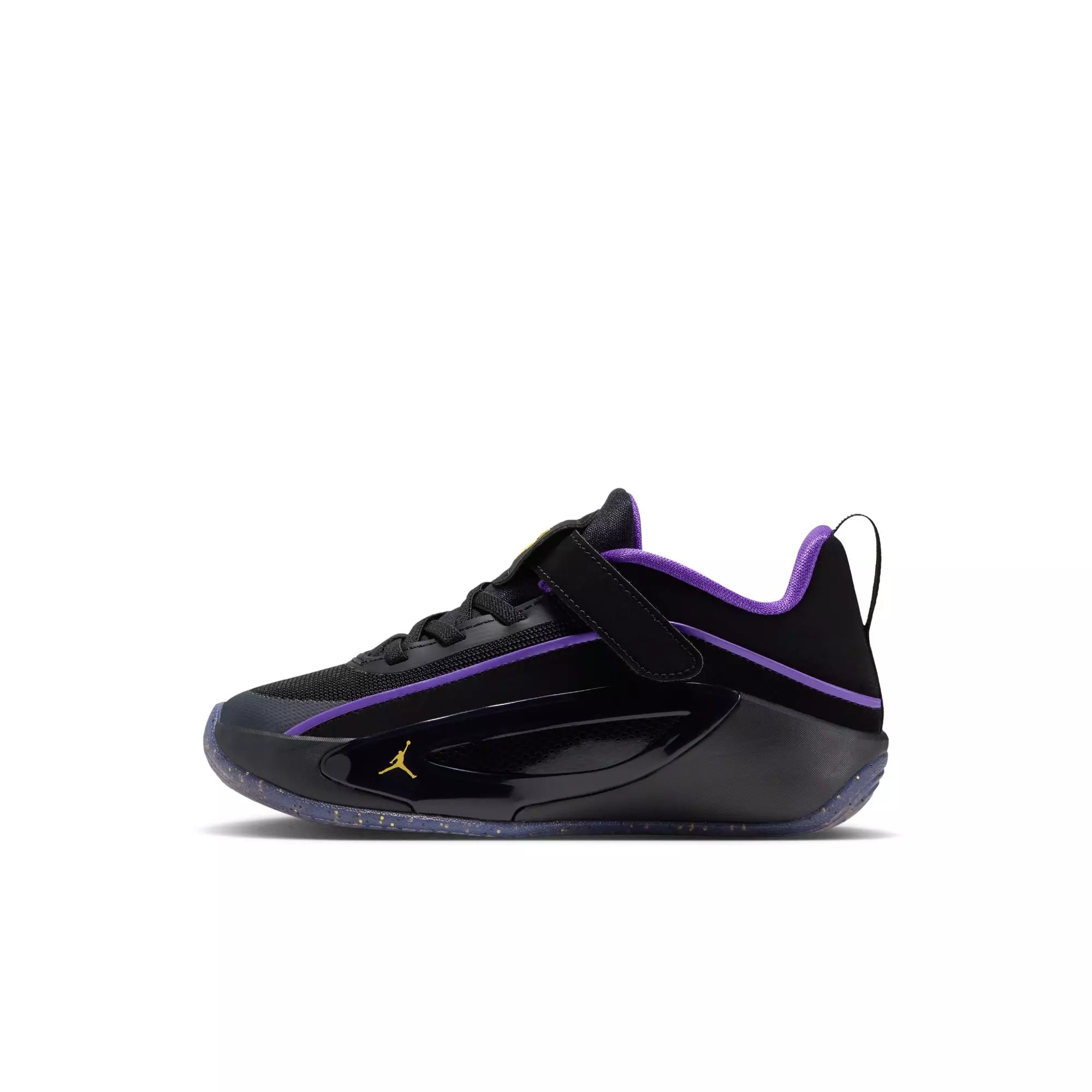 Jordan Luka 5 "Varsity Maize" Preschool Kids' Basketball Shoe - BLACK/VARSITY MAIZE/PURPLE VENOM