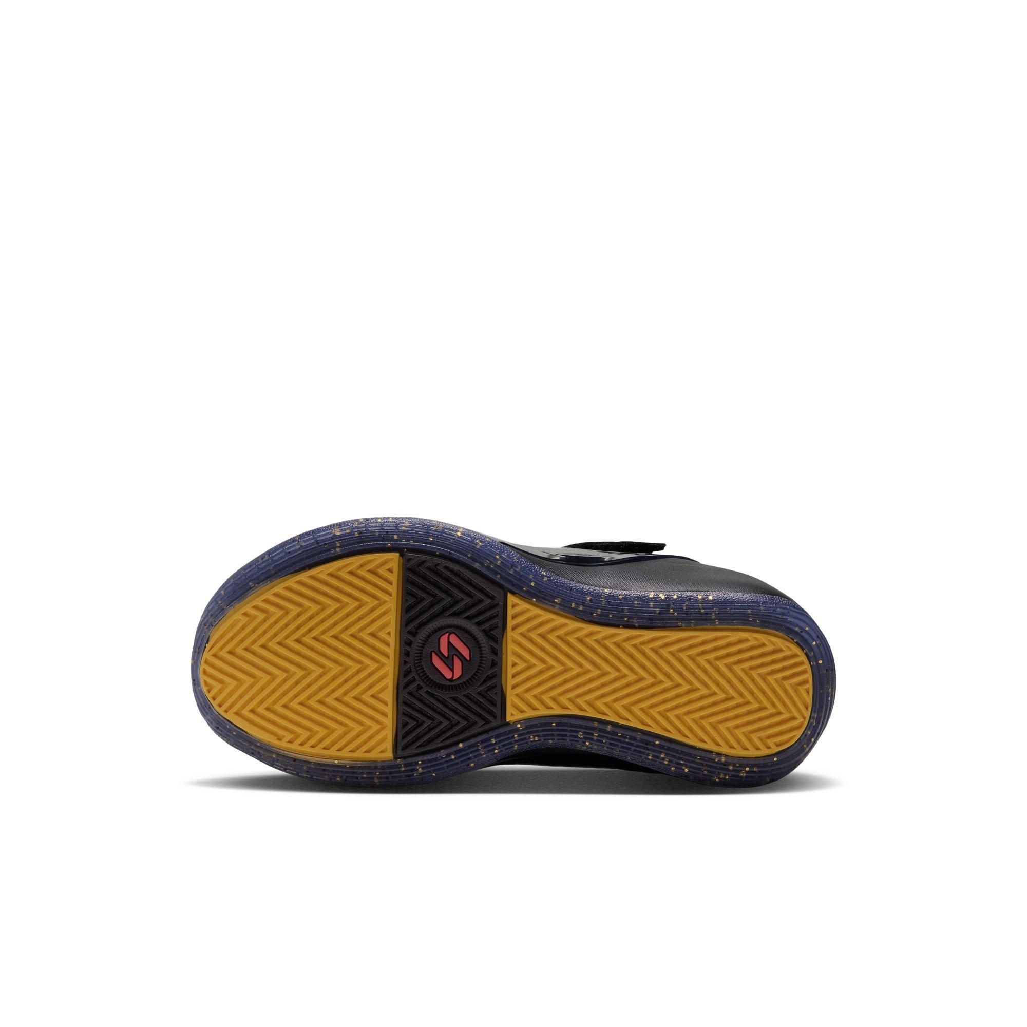 Jordan Luka 5 "Varsity Maize" Preschool Kids' Basketball Shoe - BLACK/VARSITY MAIZE/PURPLE VENOM