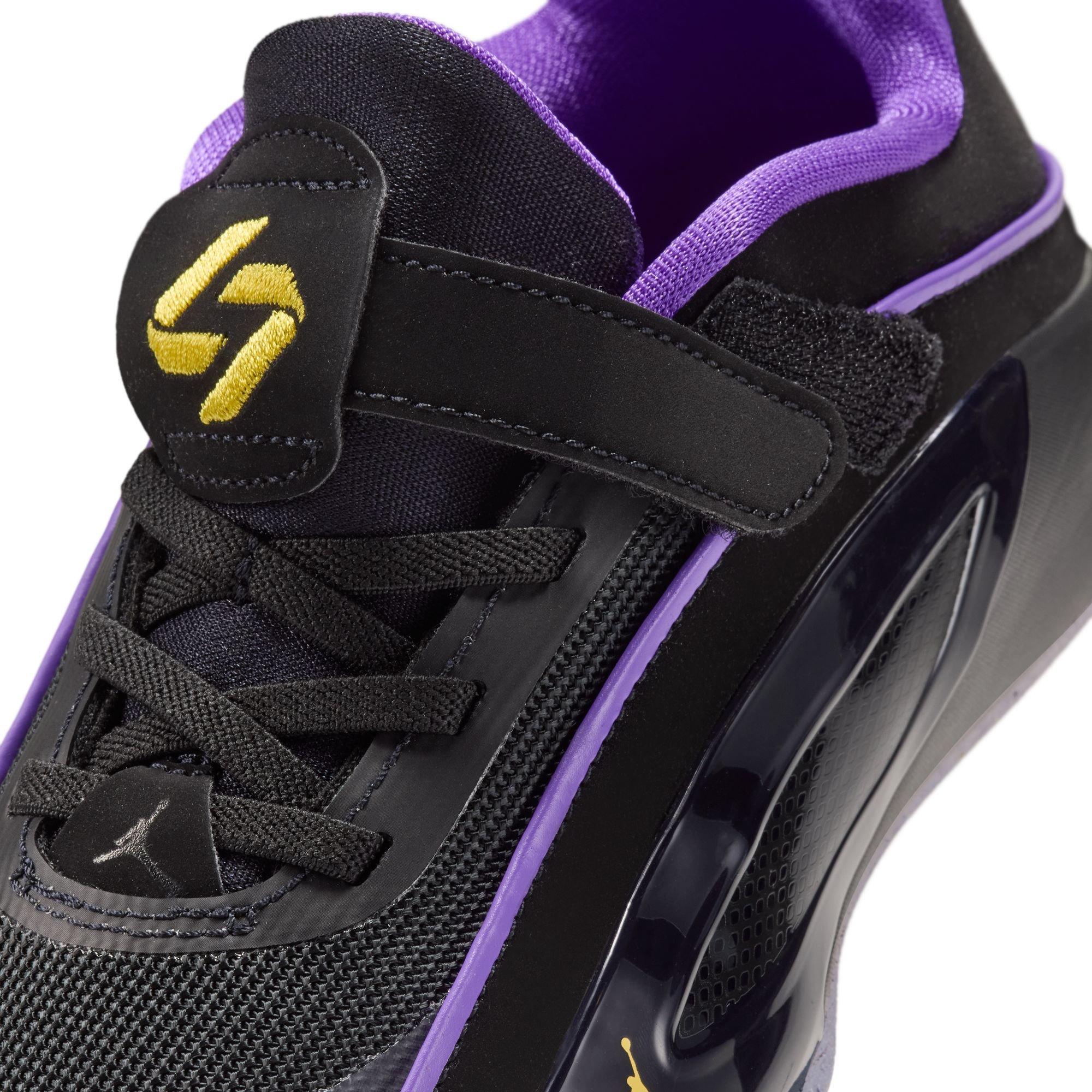 Jordan Luka 5 "Varsity Maize" Preschool Kids' Basketball Shoe - BLACK/VARSITY MAIZE/PURPLE VENOM
