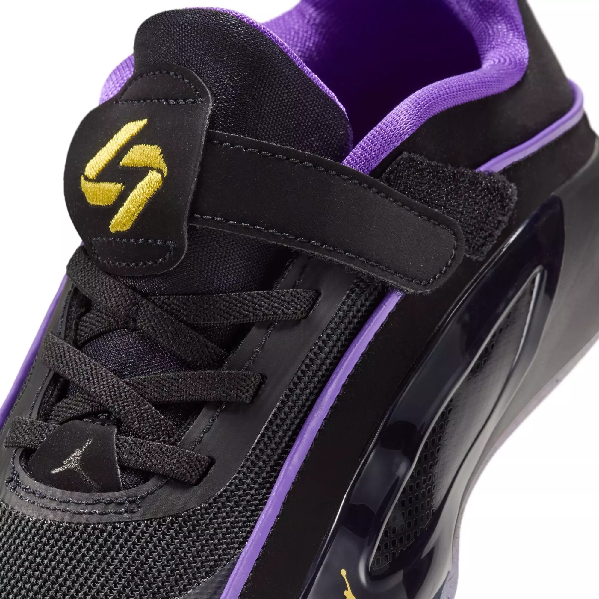 Jordan Luka 5 "Varsity Maize" Preschool Kids' Basketball Shoe - BLACK/VARSITY MAIZE/PURPLE VENOM