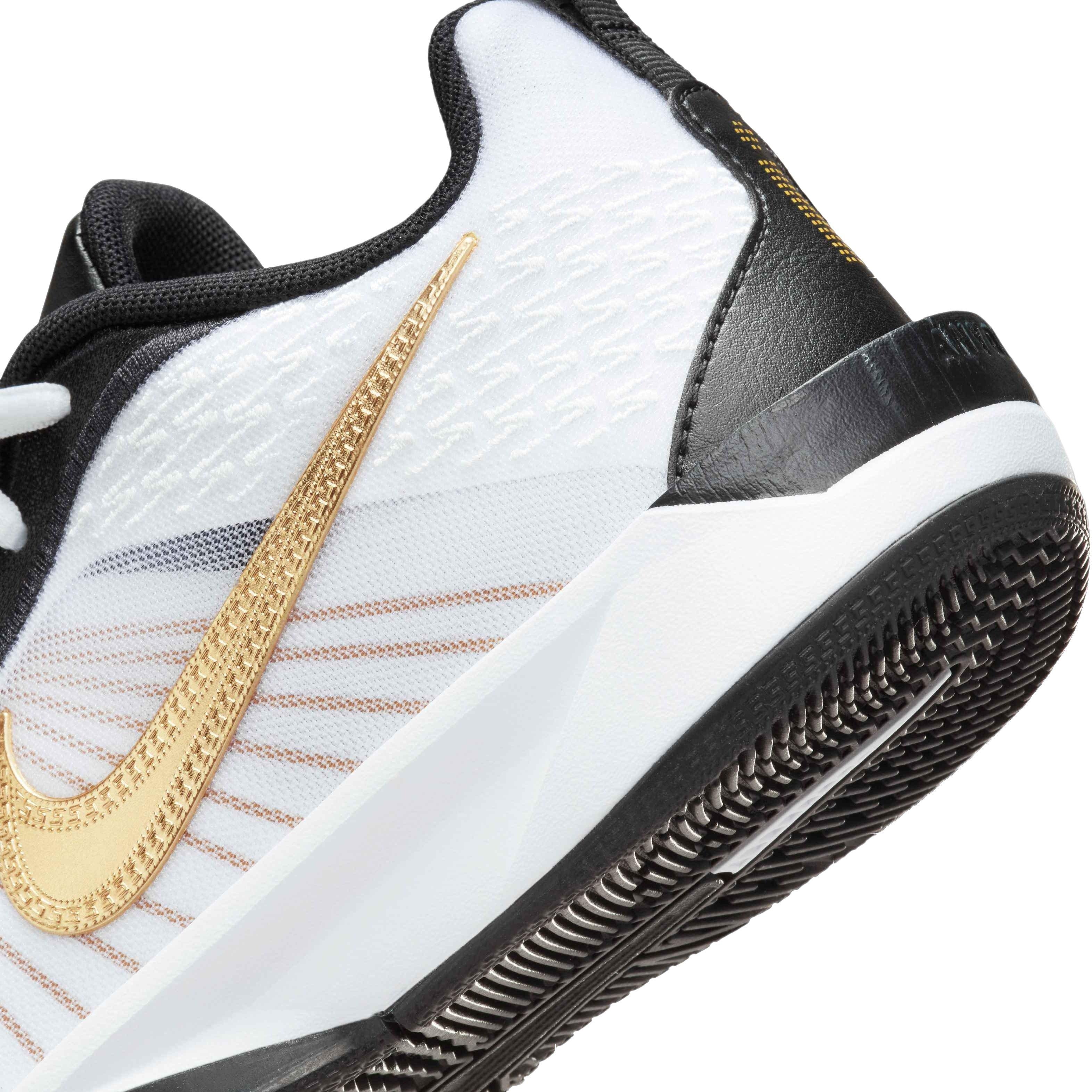 Nike Sabrina 2 "Gold Quest" "Black/Metallic Gold/White" Grade School Boys' Shoe - BLACK/GOLD/WHITE Thumbnail View 7
