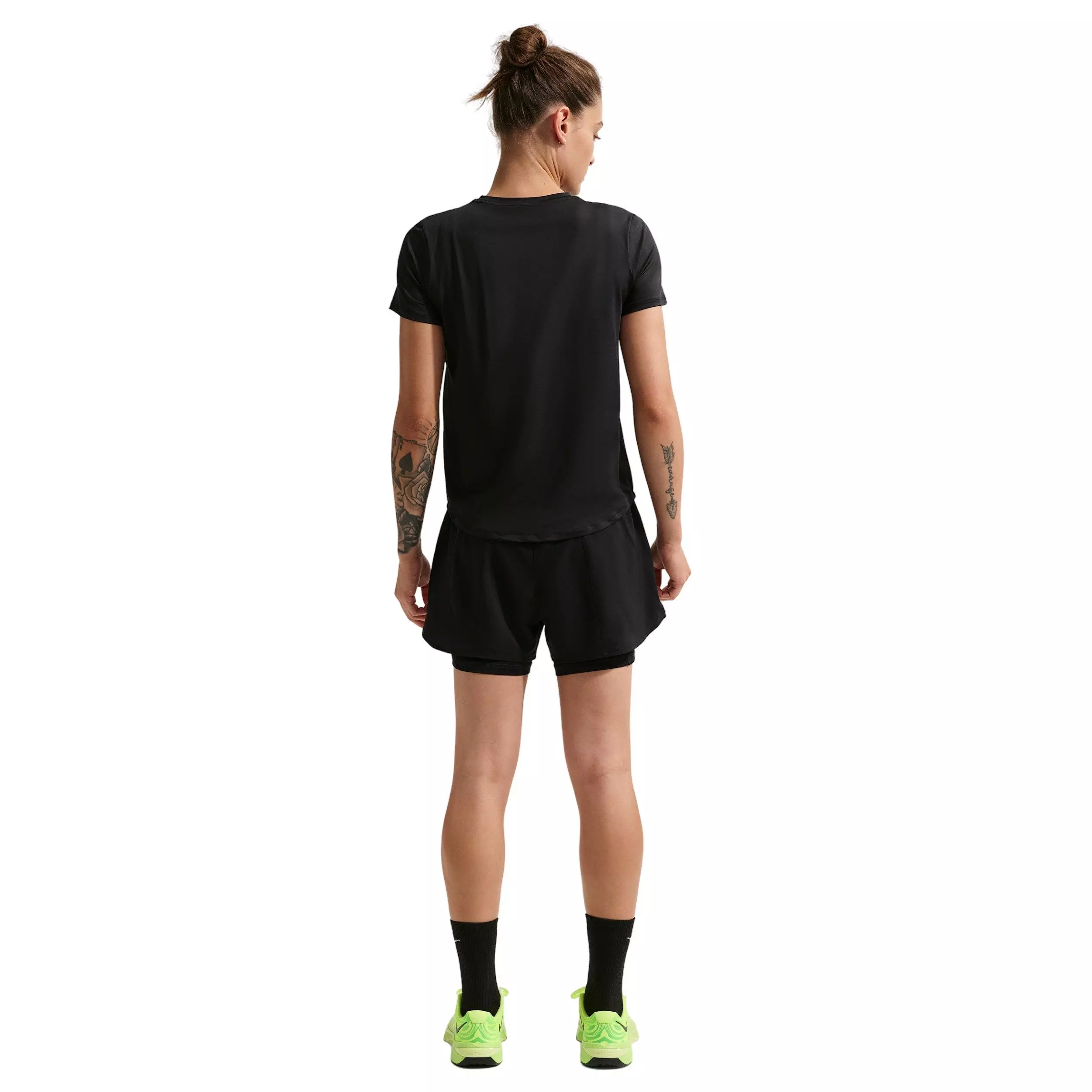 Nike Women's One Classic Dri-FIT Short-Sleeve Top - Black - BLACK
