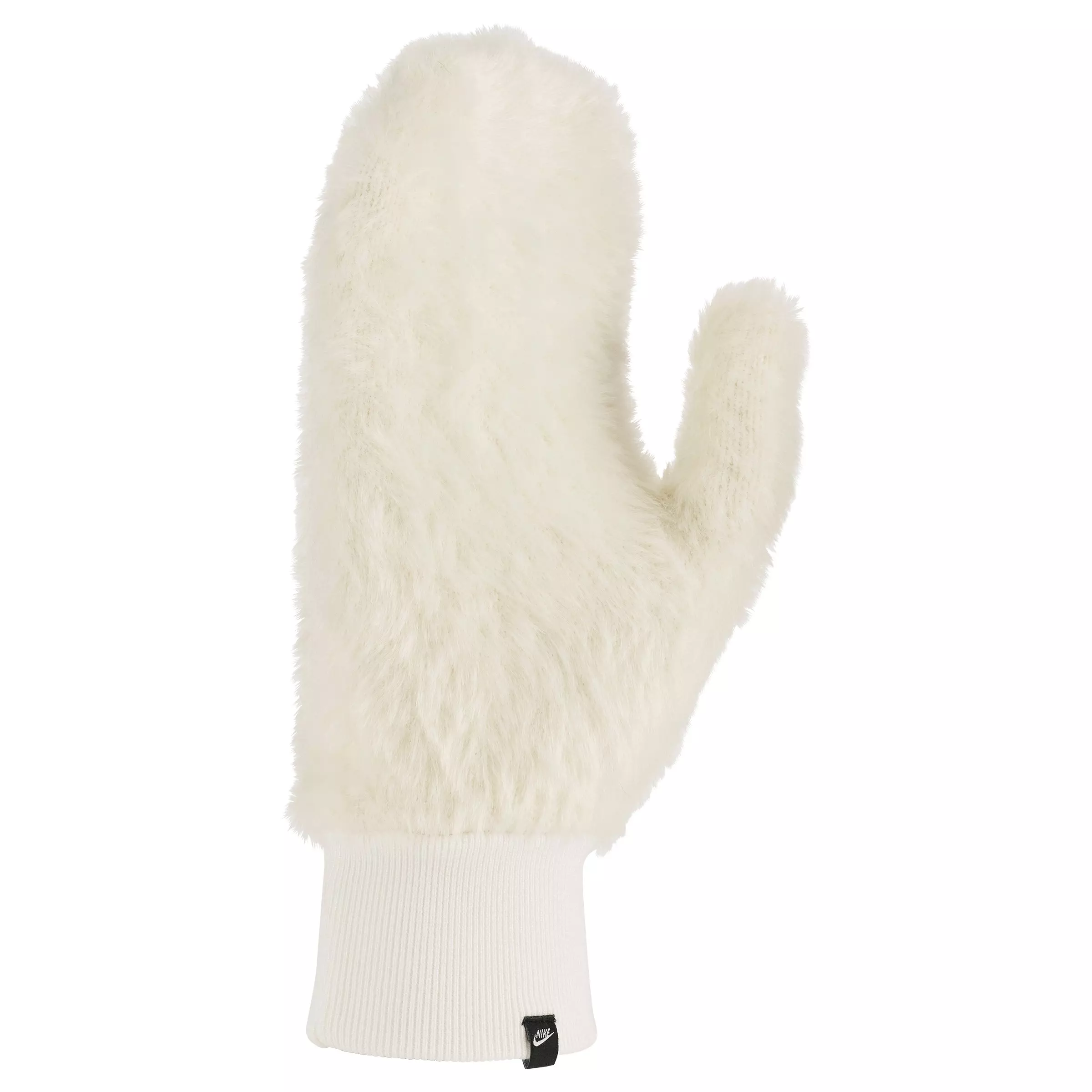 Nike Plush Knit LM Mittens - WHITE/BLACK