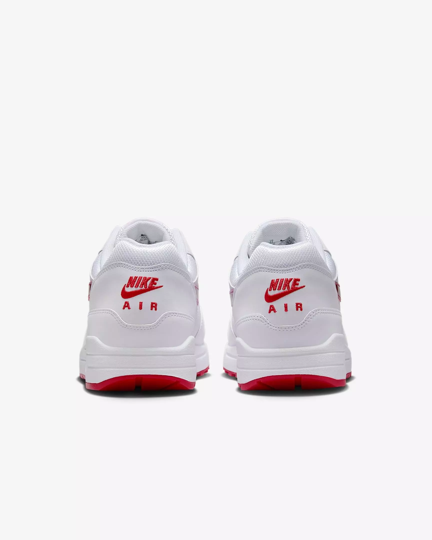 Nike Air Max 1 Premium "White/Playful Pink/University Red" Men's Shoe - WHITE/PINK/RED