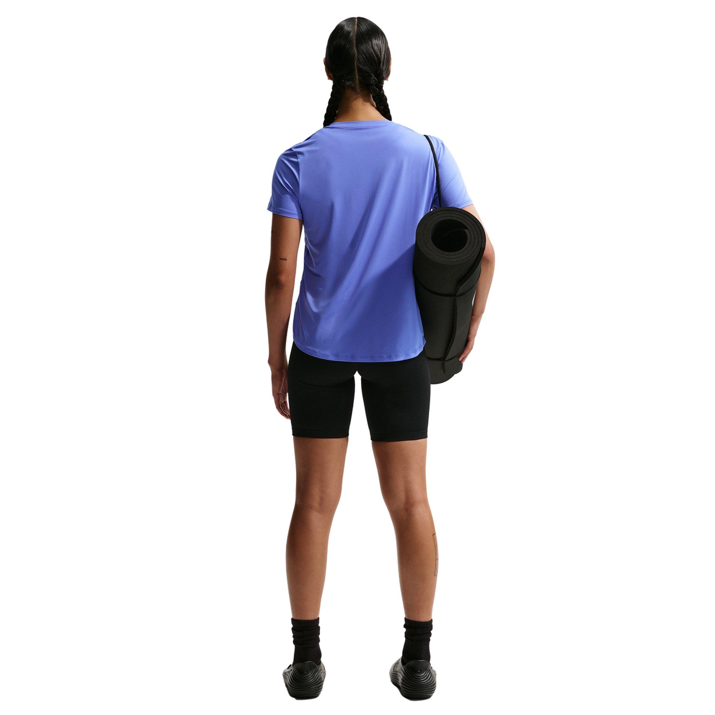 Nike Women's One Classic Dri-FIT Short-Sleeve Top - Sapphire - SAPPHIRE Thumbnail View 5