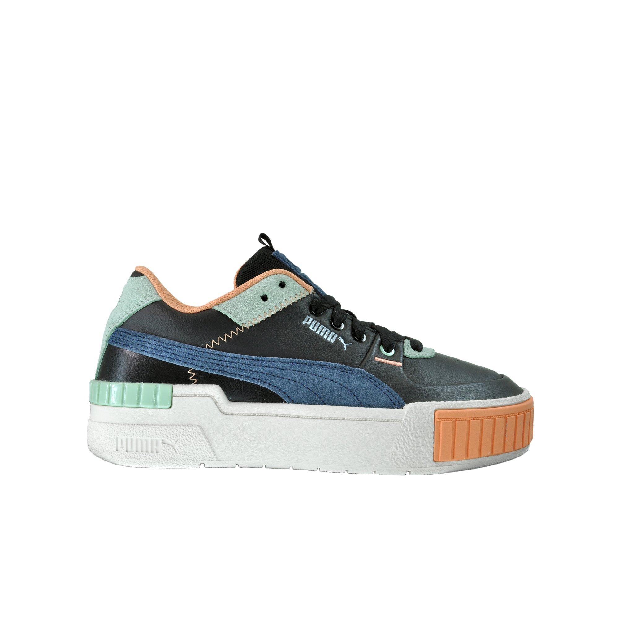 PUMA Cali Sport Mix "Black/Green/Blue" Women's Shoe - BLACK/WHITE Thumbnail View 1