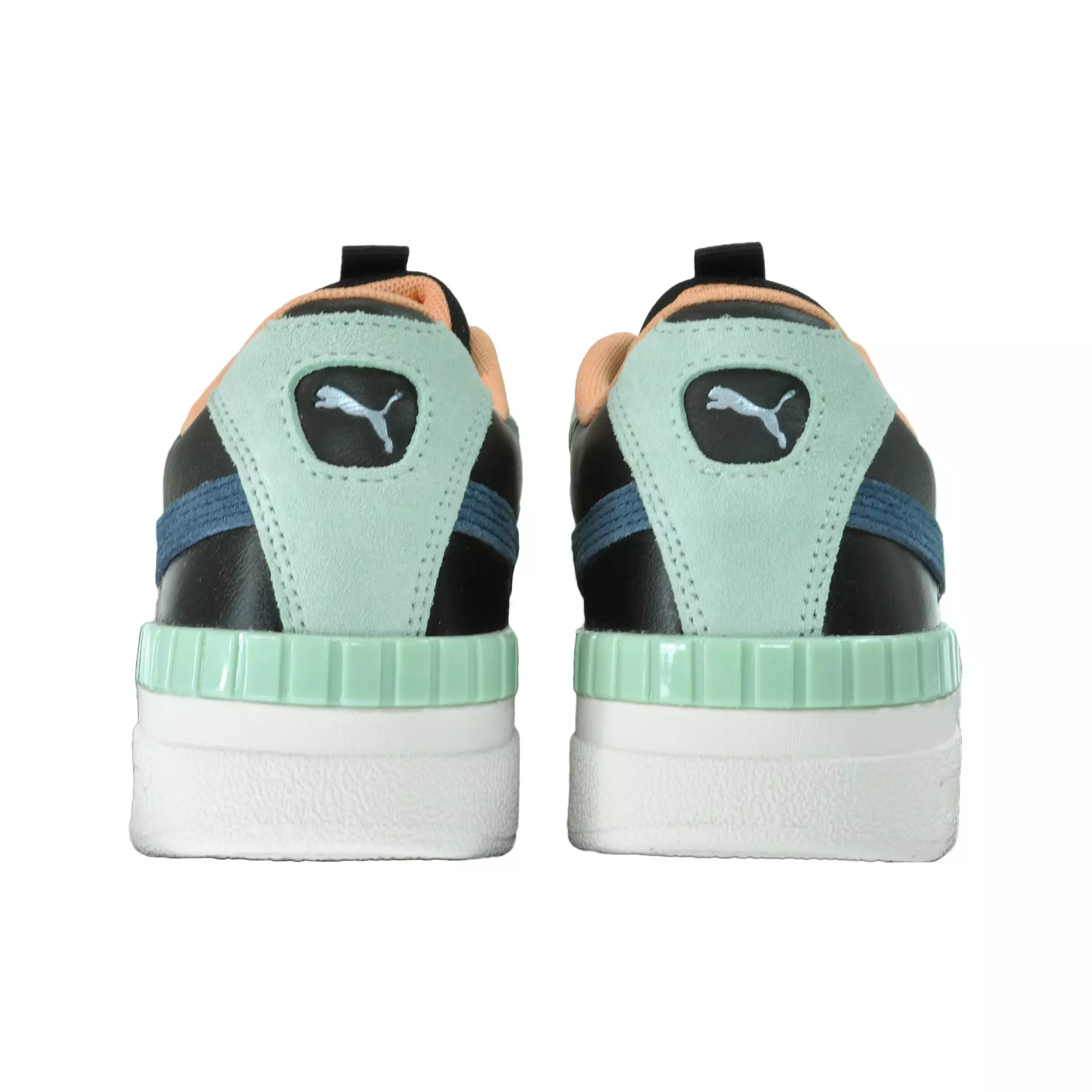 PUMA Cali Sport Mix "Black/Green/Blue" Women's Shoe - BLACK/WHITE