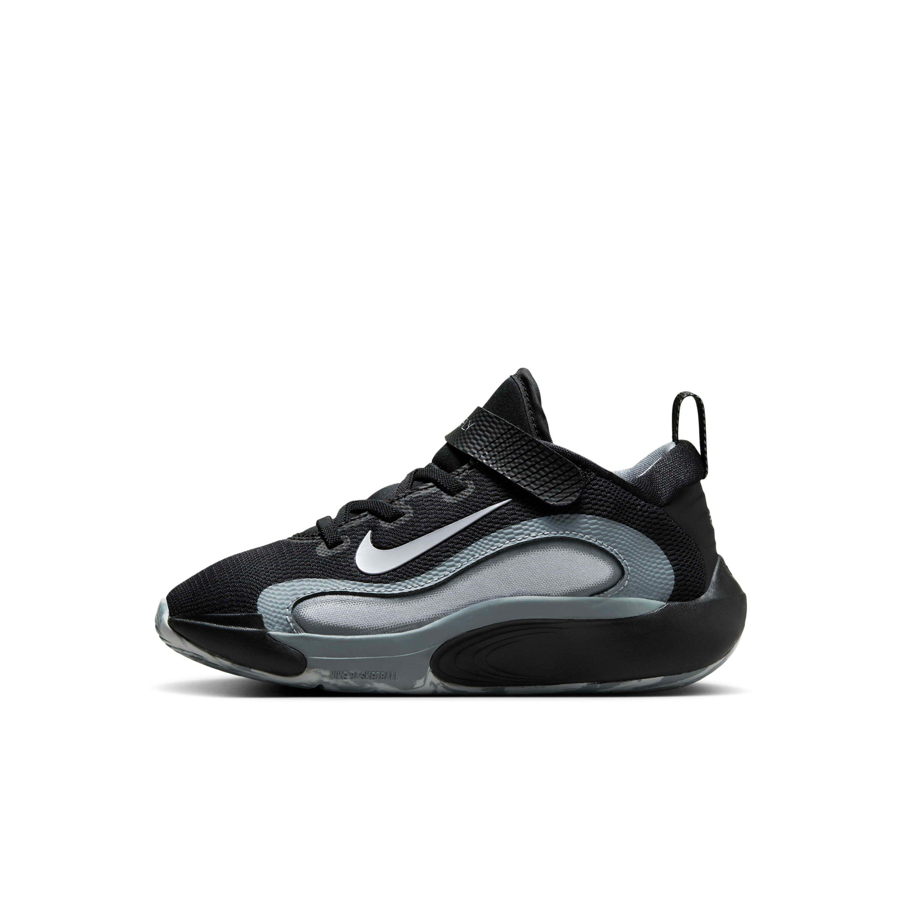 Nike IsoFly Preschool Boys' "Black/Cool Grey/White/Wolf Grey" Basketball Shoe