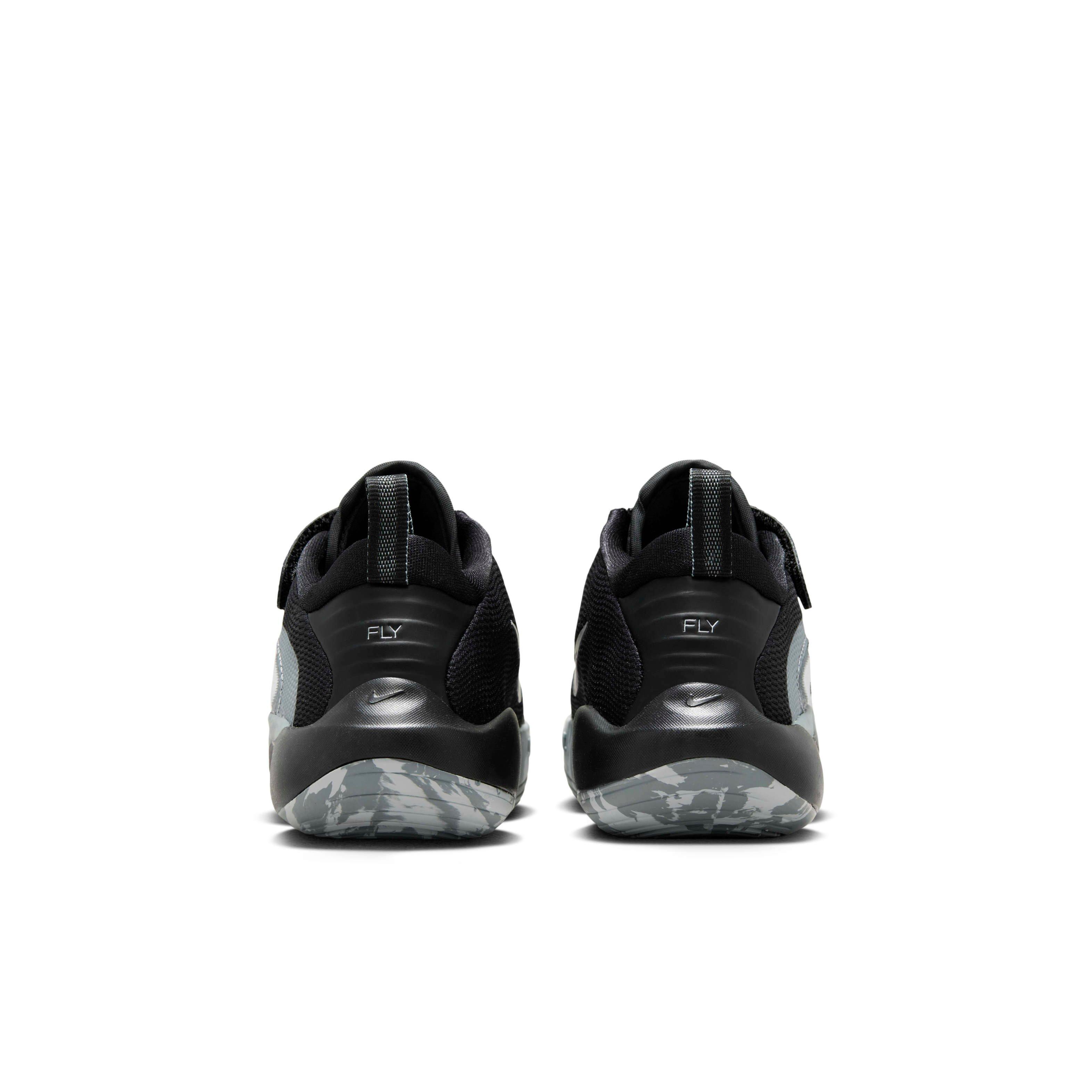 Nike IsoFly Preschool Boys' "Black/Cool Grey/White/Wolf Grey" Basketball Shoe
