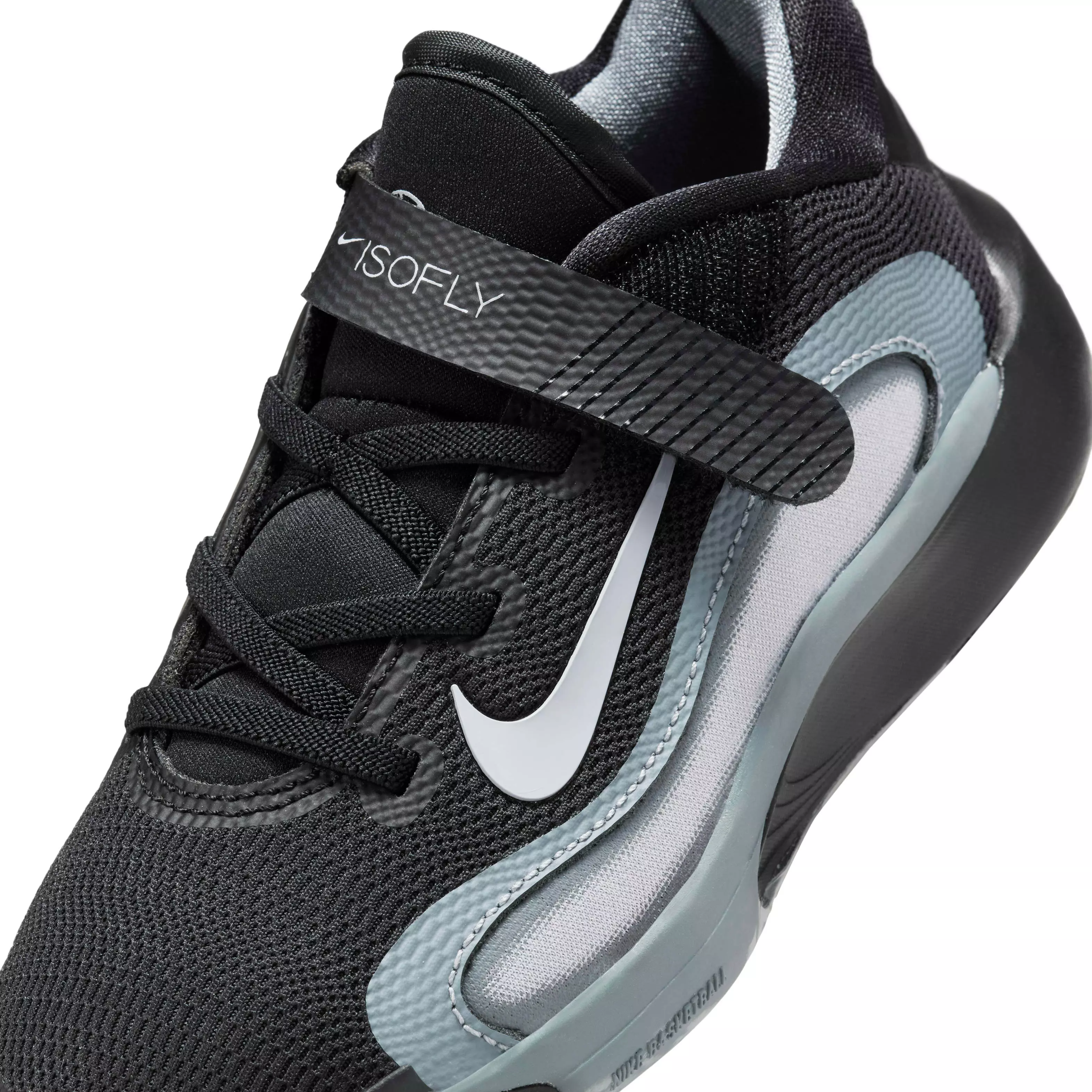 Nike IsoFly "Black/Cool Grey/White/Wolf Grey" Preschool Boys' Basketball Shoe - BLACK/GREY/WHITE/GREY
