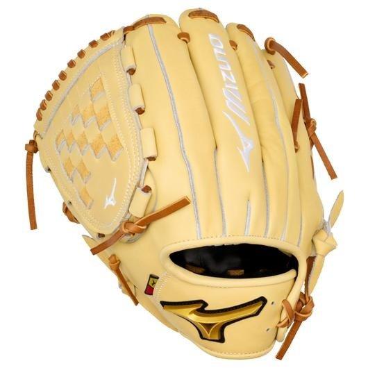 Mizuno GPSF-10D Pro Select FP Premium 12" Pitcher Softball Glove LHT - CAMEL Thumbnail View 1