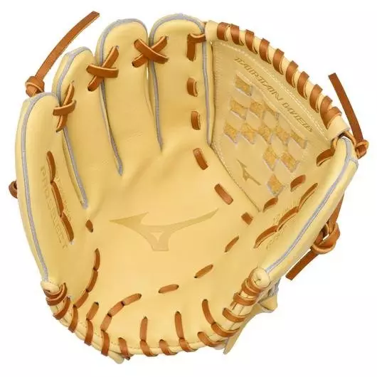 Mizuno GPSF-10D Pro Select FP Premium 12" Pitcher Softball Glove LHT - CAMEL