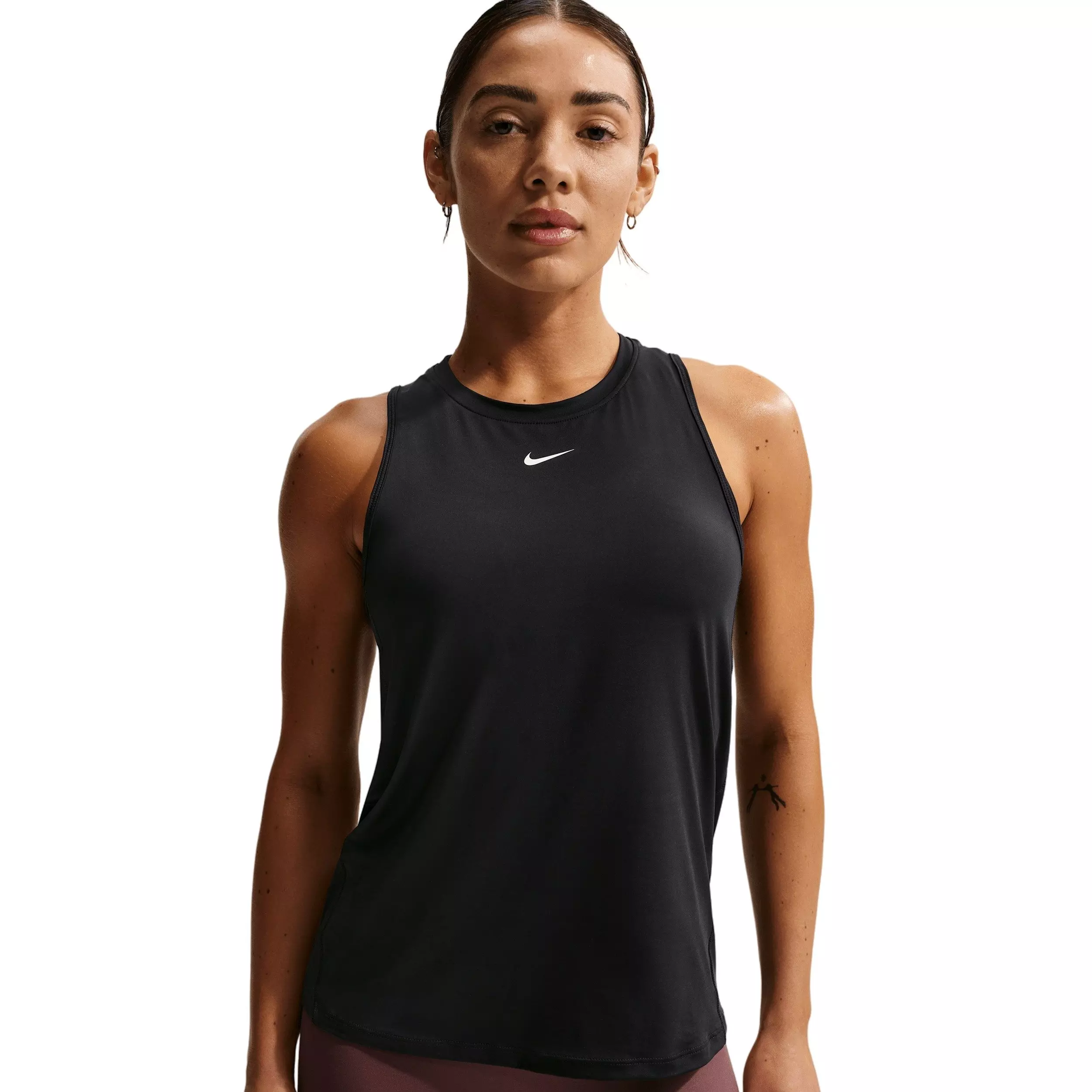 Nike Women's One Classic Dri-FIT Tank Top - Black - BLACK