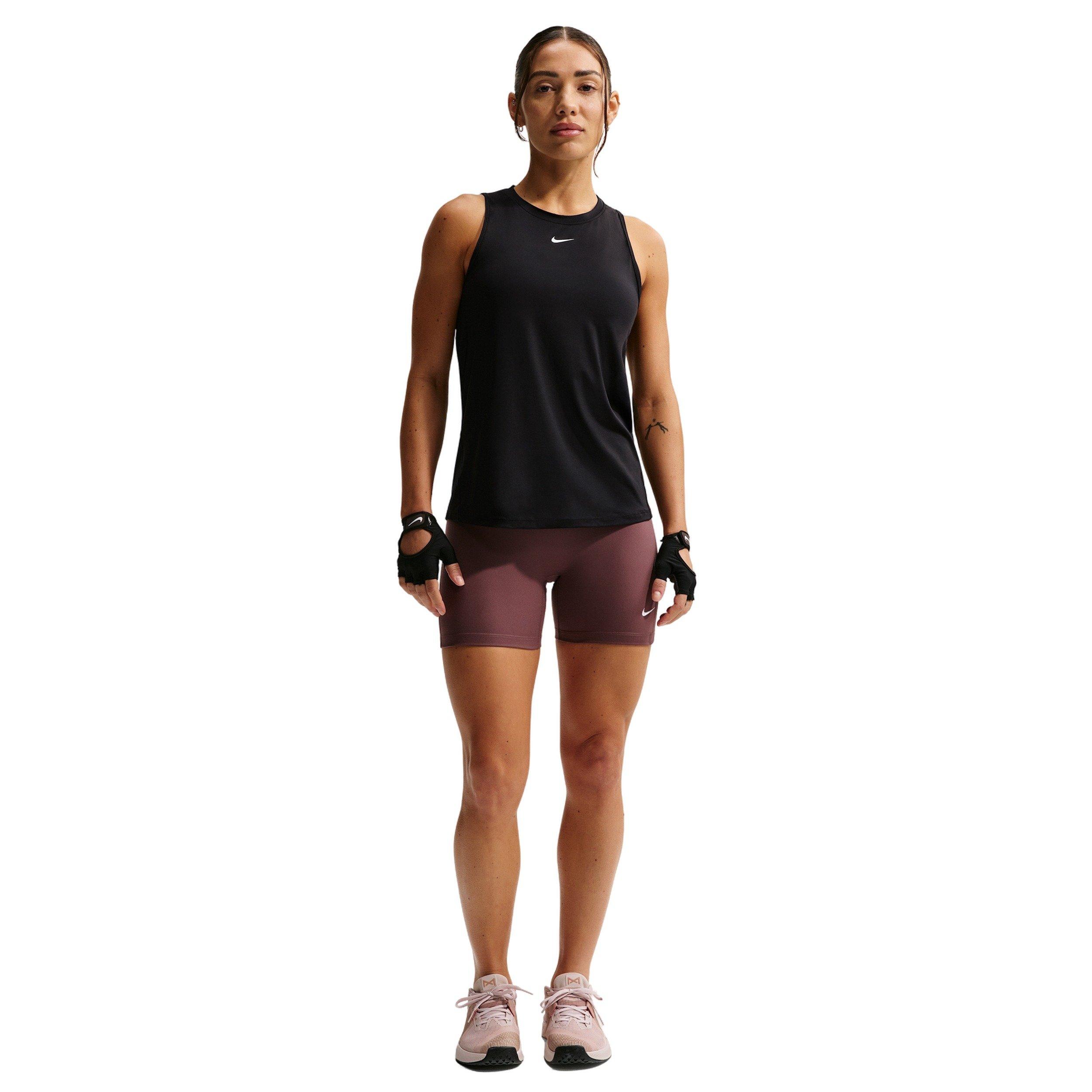 Nike Women's One Classic Dri-FIT Tank Top - Black - BLACK Thumbnail View 4