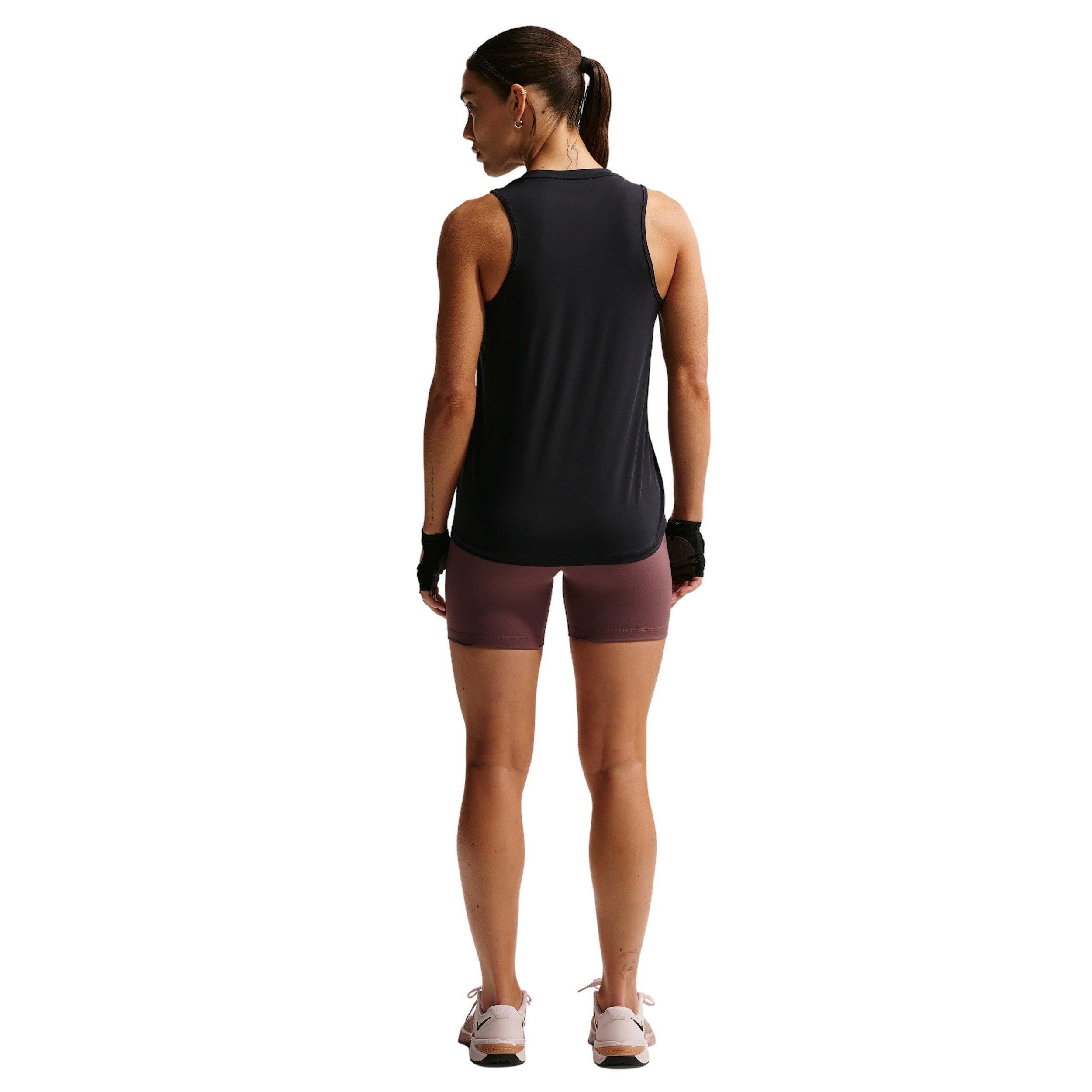 Nike Women's One Classic Dri-FIT Tank Top - Black - BLACK Thumbnail View 5
