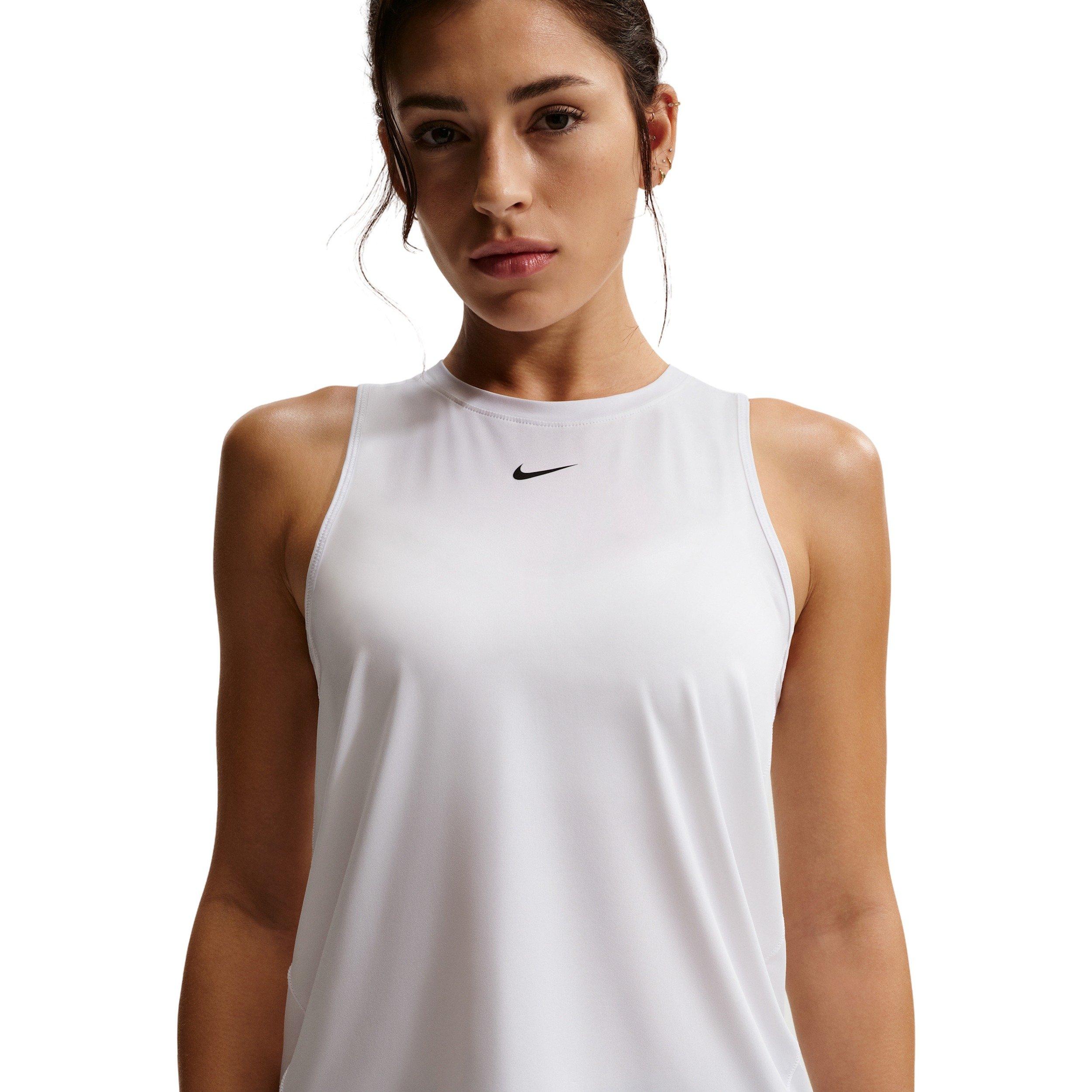 Nike Women's One Classic Dri-FIT Tank Top - White - WHITE Thumbnail View 1