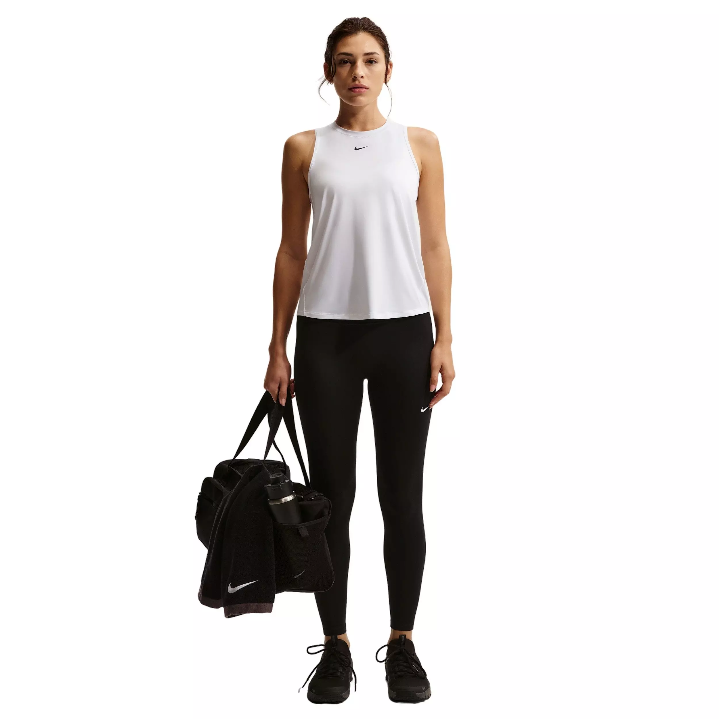 Nike Women's One Classic Dri-FIT Tank Top - Ice White - WHITE