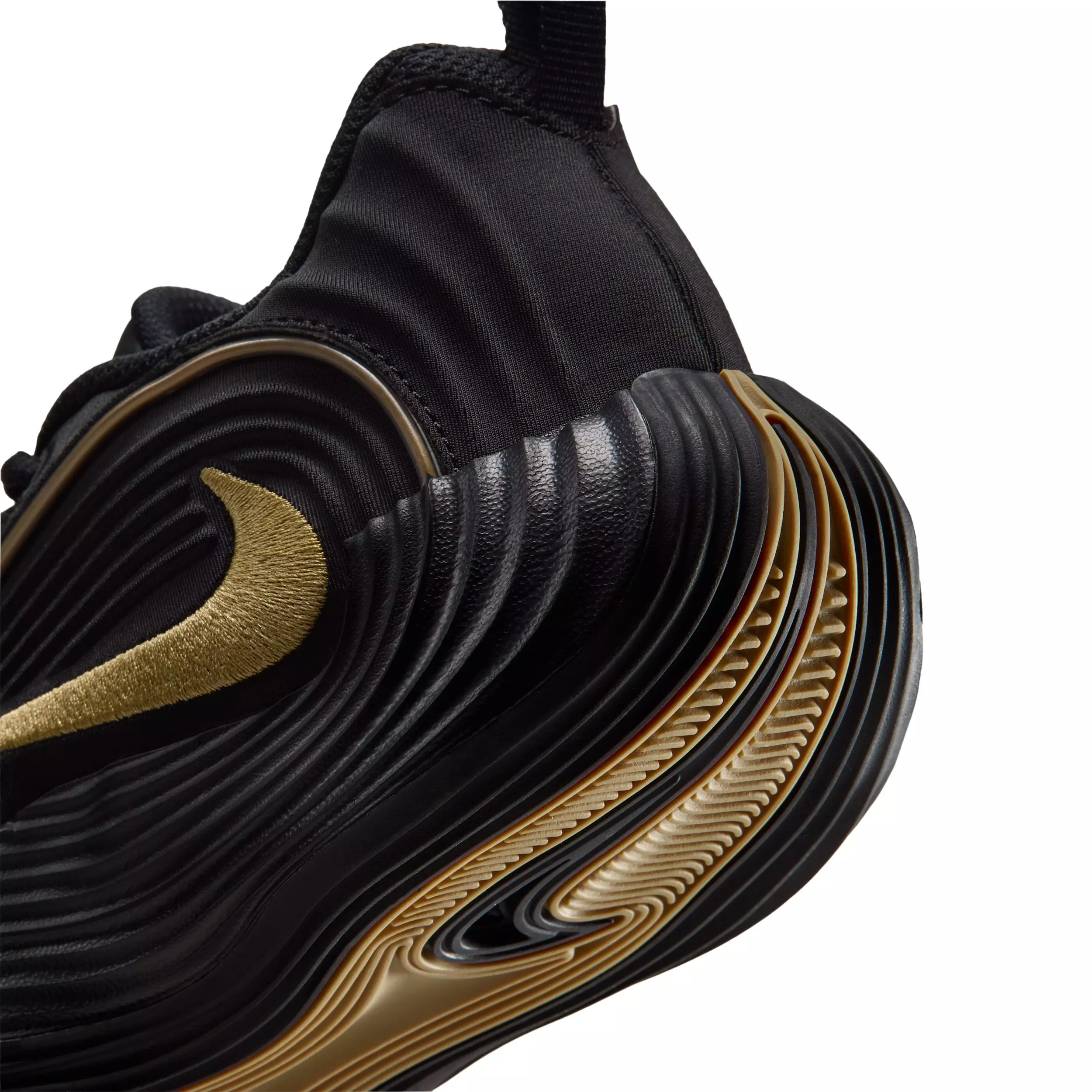 Nike Giannis Immortality 5 "Black/Gum Light Brown/Volt/Gold" Grade School Boys' Basketball Shoe - BLACK/LT BROWN/VOLT/GOLD