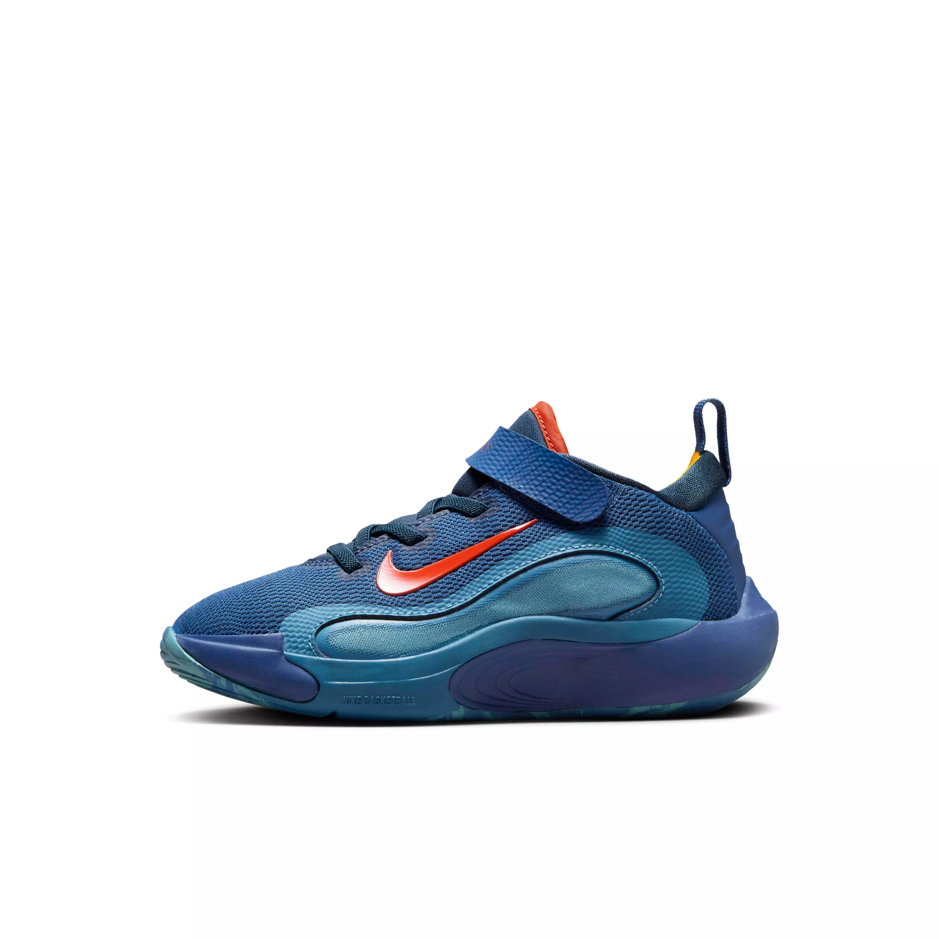 Nike IsoFly "Mystic Navy/Armory Navy/Aegean Storm/Cosmic Clay" Preschool Boys' Basketball Shoe - NAVY/NAVY/STORM/CLAY