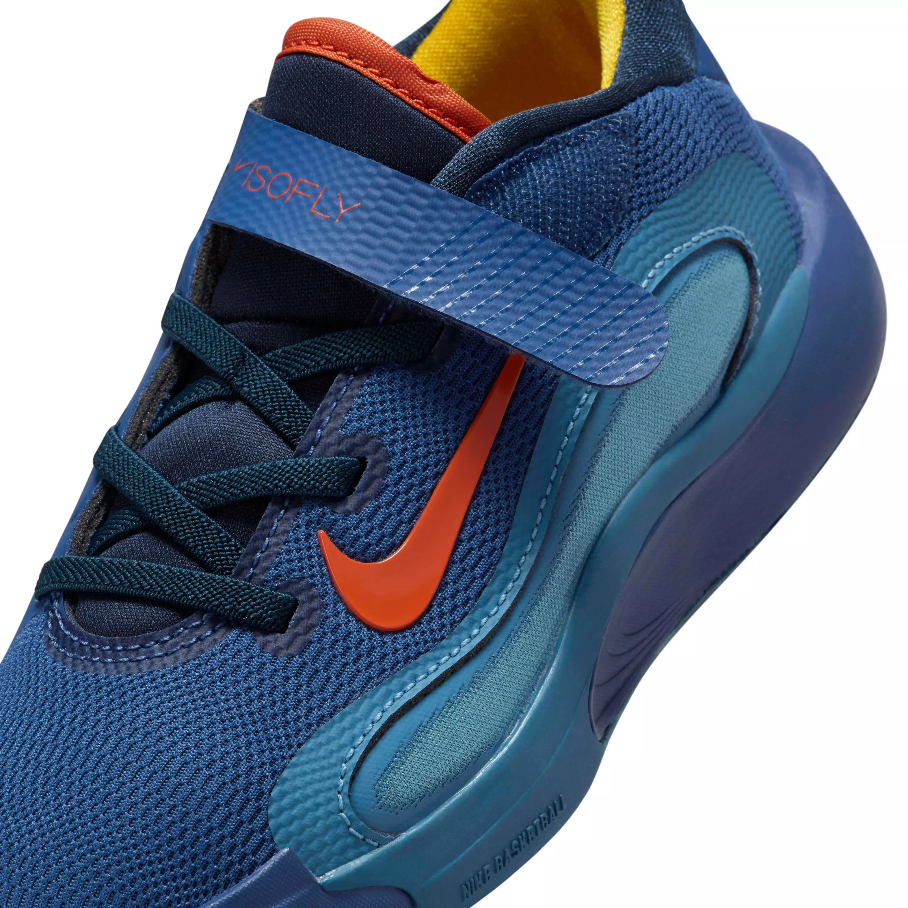 Nike IsoFly "Mystic Navy/Armory Navy/Aegean Storm/Cosmic Clay" Preschool Boys' Basketball Shoe - NAVY/NAVY/STORM/CLAY