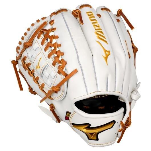 Mizuno GPSF-11D Pro Select FP Premium 12" Pitcher Softball Glove LHT - WHITE Thumbnail View 1