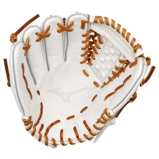 Mizuno GPSF-11D Pro Select FP Premium 12" Pitcher Softball Glove LHT - WHITE Thumbnail View 2