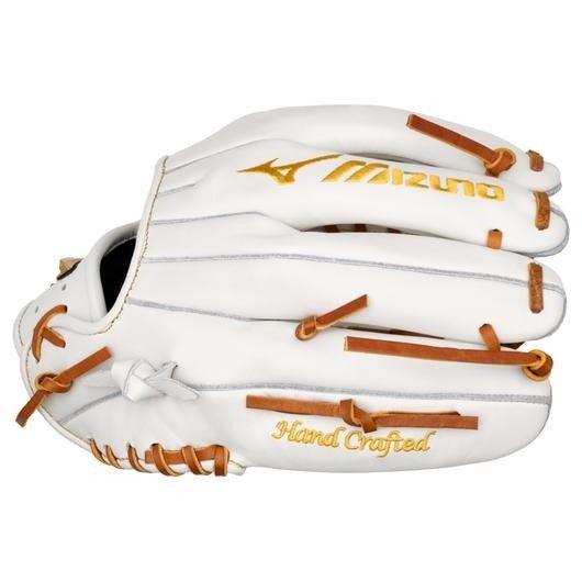 Mizuno GPSF-11D Pro Select FP Premium 12" Pitcher Softball Glove LHT - WHITE Thumbnail View 3