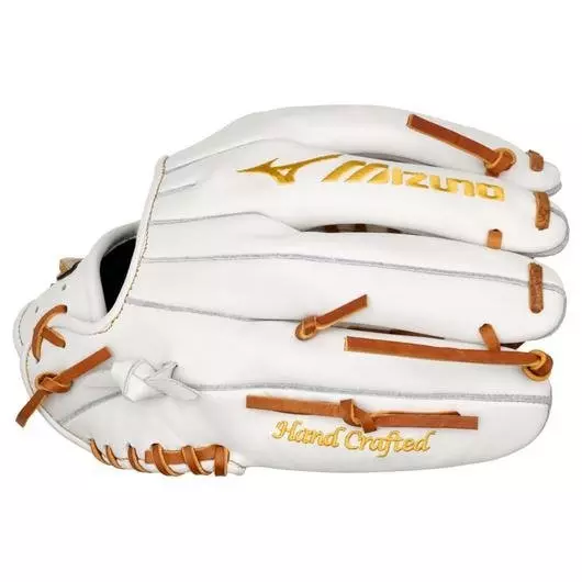 Mizuno GPSF-11D Pro Select FP Premium 12" Pitcher Softball Glove LHT - WHITE