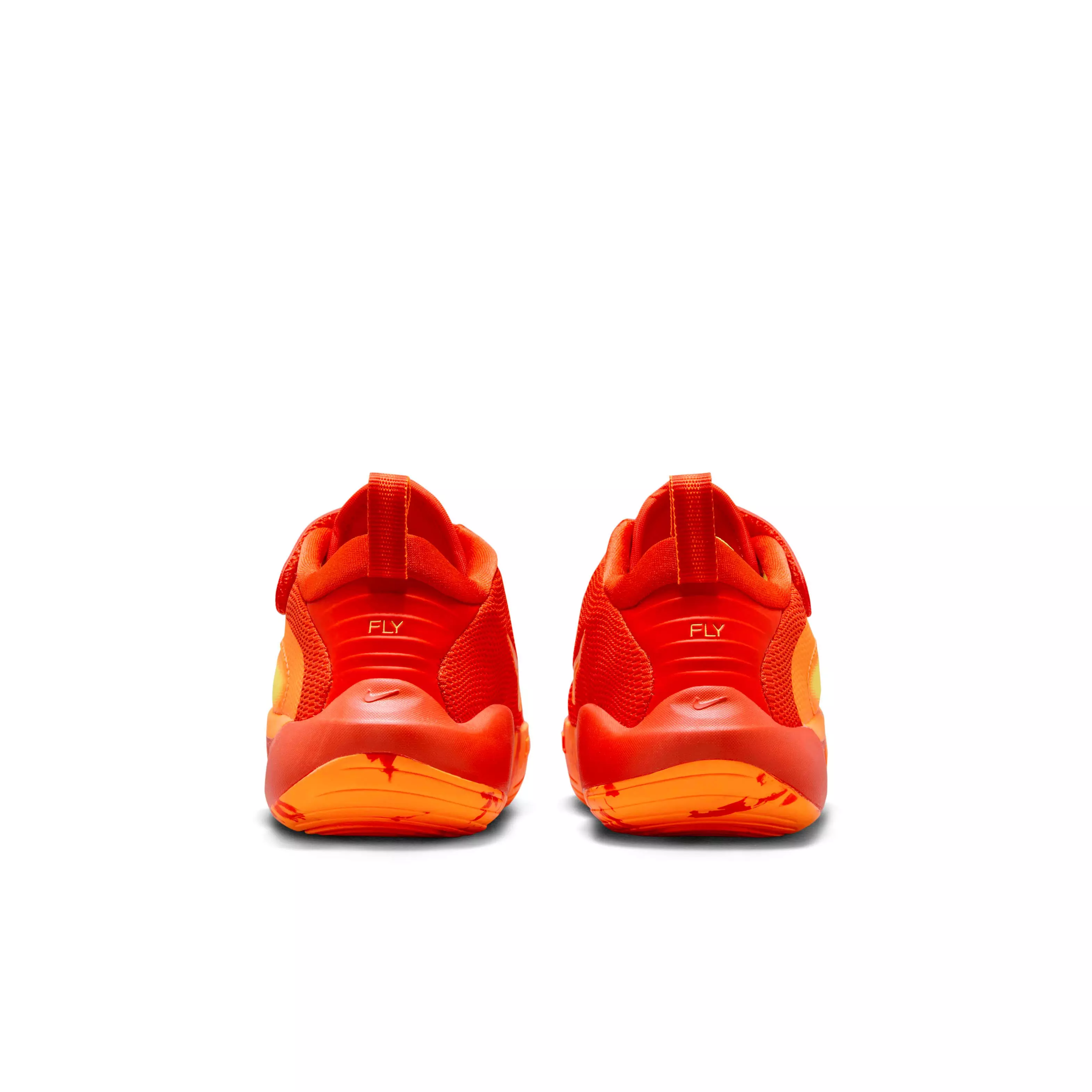 Nike IsoFly "Team Orange/Total Orange/White/Laser Orange" Preschool Boys' Basketball Shoe - ORANGE/ORANGE/WHITE/ORANGE