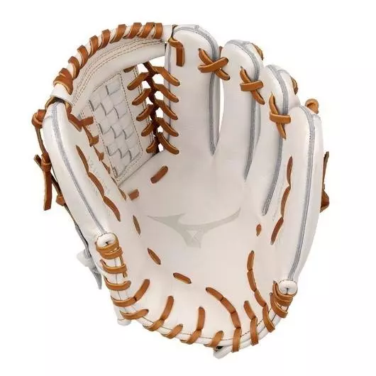 Mizuno GPSF-11D Pro Select FP Premium 12" Pitcher Softball Glove RHT - WHITE