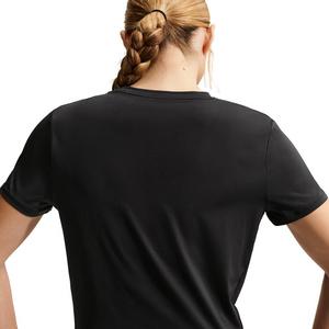 Nike Women's Once Classic Twist Dri-FIT Short Sleeve Top -Black