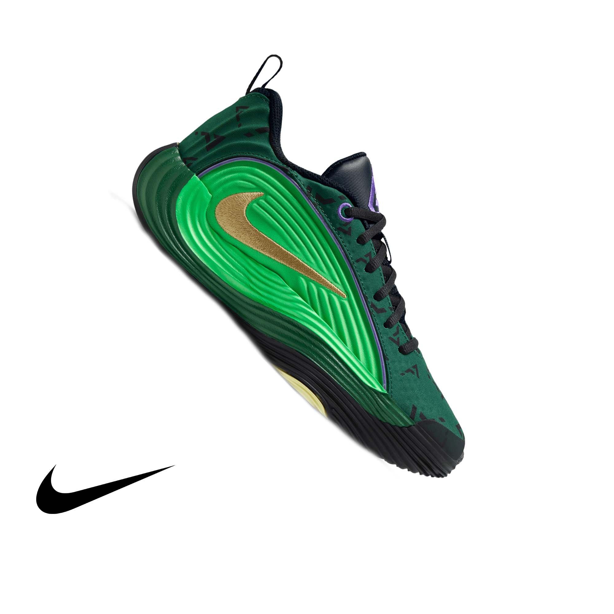 Nike Giannis Immortality 5 "Halloween" Grade School Kids' Basketball Shoe - GORGE GREEN/METALLIC GOLD/GREEN SPARK