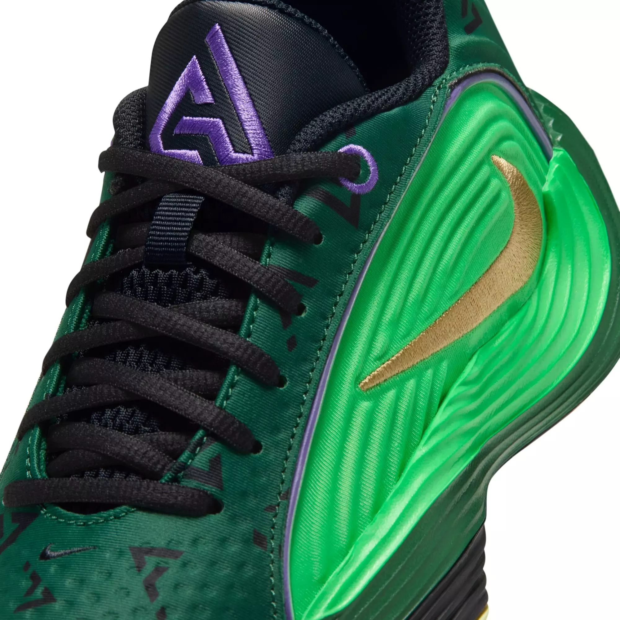 Nike Giannis Immortality 5 "Halloween" Grade School Kids' Basketball Shoe - GORGE GREEN/METALLIC GOLD/GREEN SPARK
