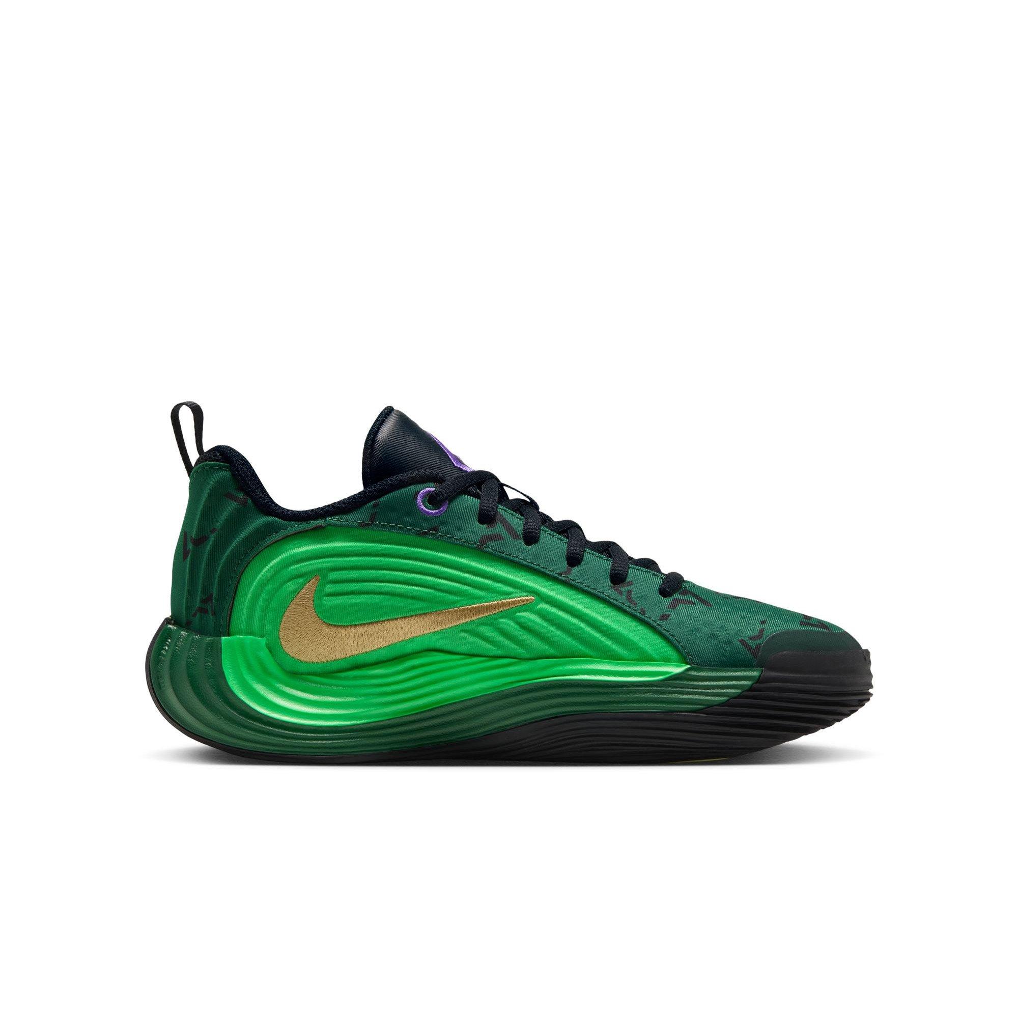 Nike Giannis Immortality 5 "Halloween" Grade School Kids' Basketball Shoe - GORGE GREEN/METALLIC GOLD/GREEN SPARK