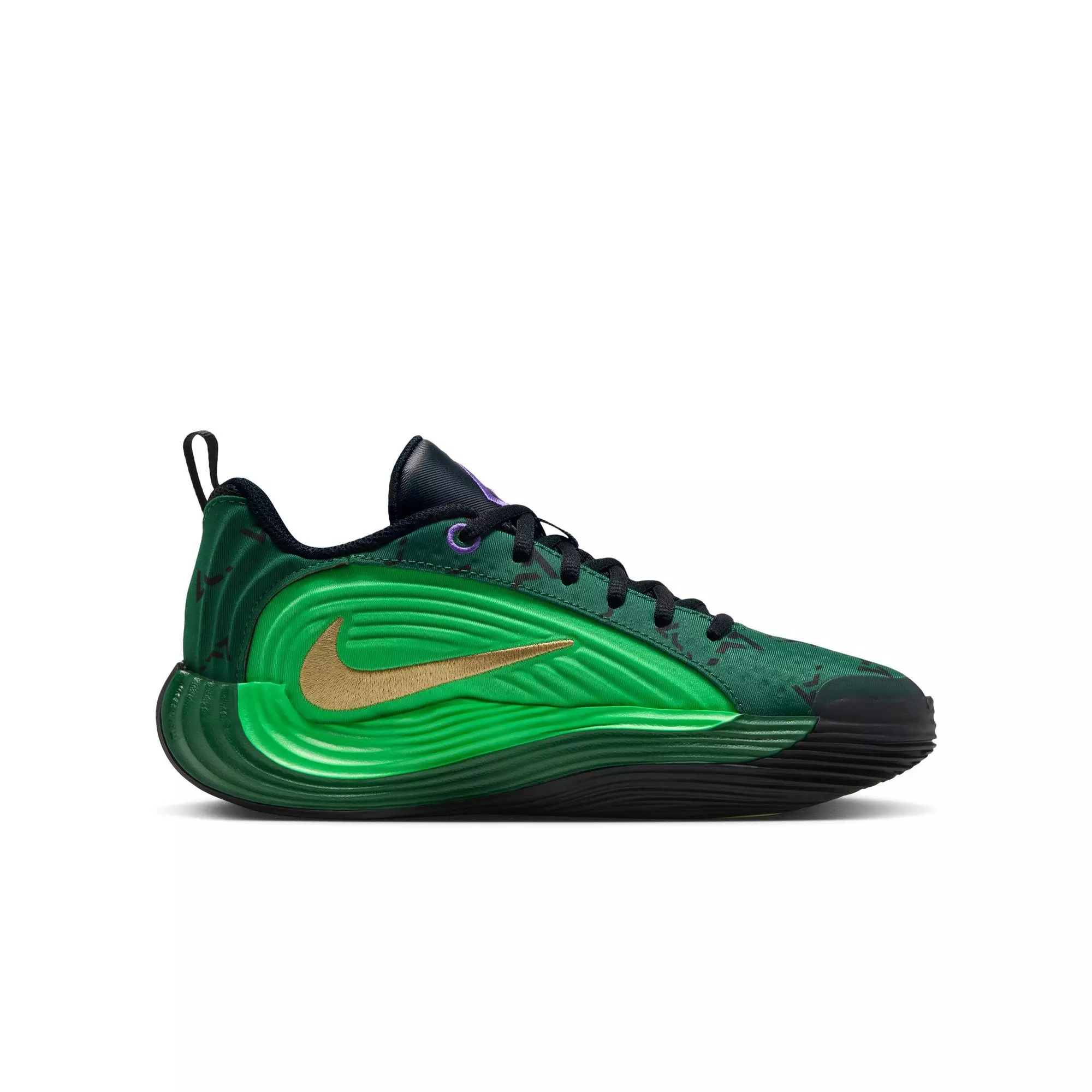 Nike Giannis Immortality 5 "Halloween" Grade School Kids' Basketball Shoe - GORGE GREEN/METALLIC GOLD/GREEN SPARK