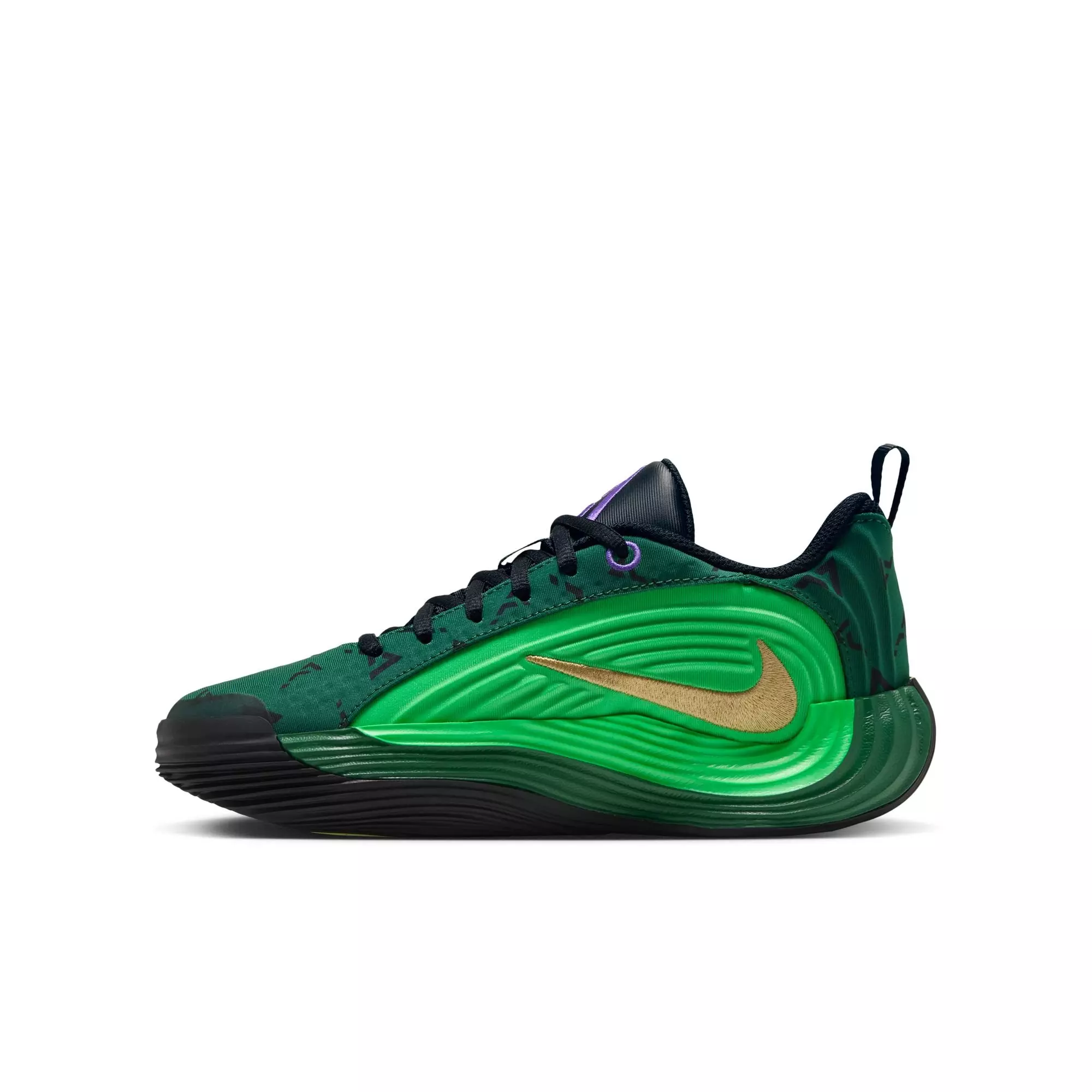 Nike Giannis Immortality 5 "Halloween" Grade School Kids' Basketball Shoe - GORGE GREEN/METALLIC GOLD/GREEN SPARK