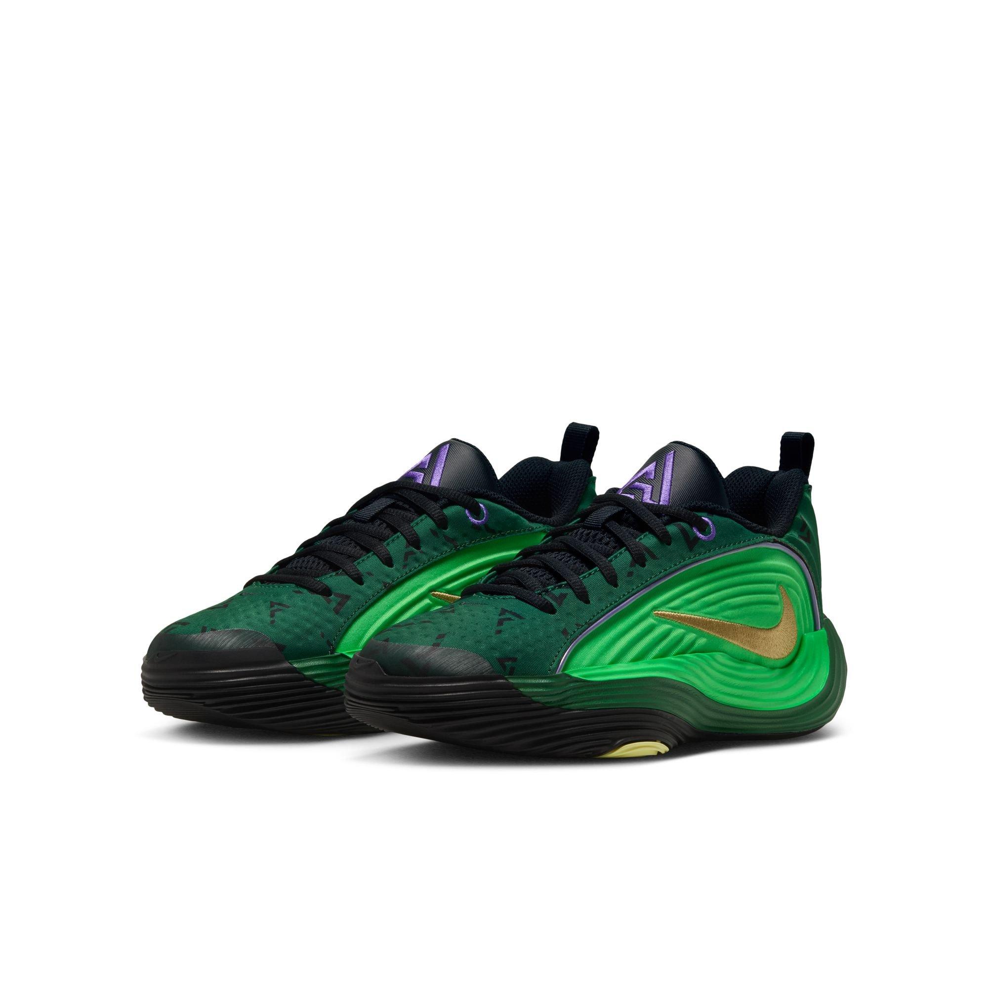 Nike Giannis Immortality 5 "Halloween" Grade School Kids' Basketball Shoe - GORGE GREEN/METALLIC GOLD/GREEN SPARK
