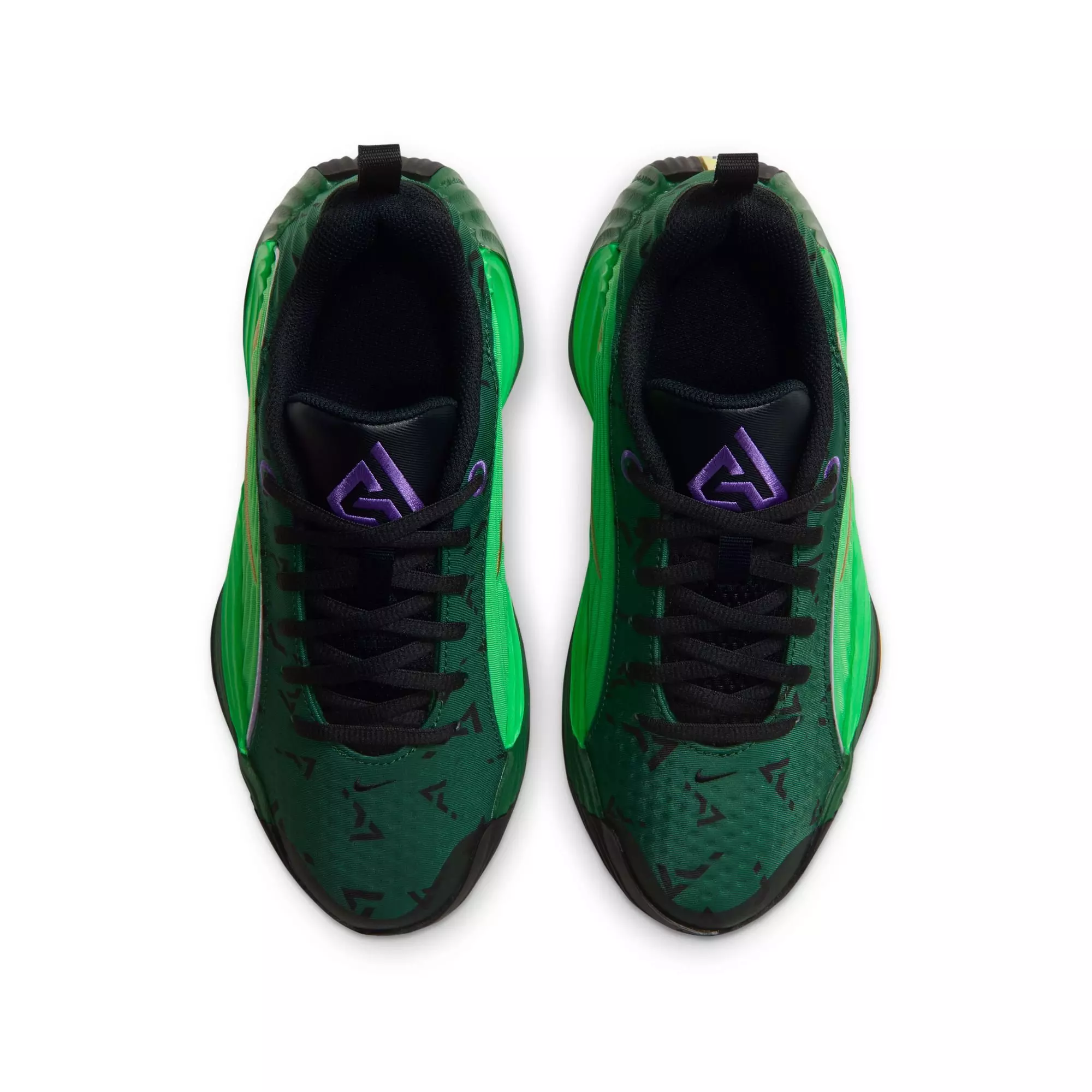 Nike Giannis Immortality 5 "Halloween" Grade School Kids' Basketball Shoe - GORGE GREEN/METALLIC GOLD/GREEN SPARK