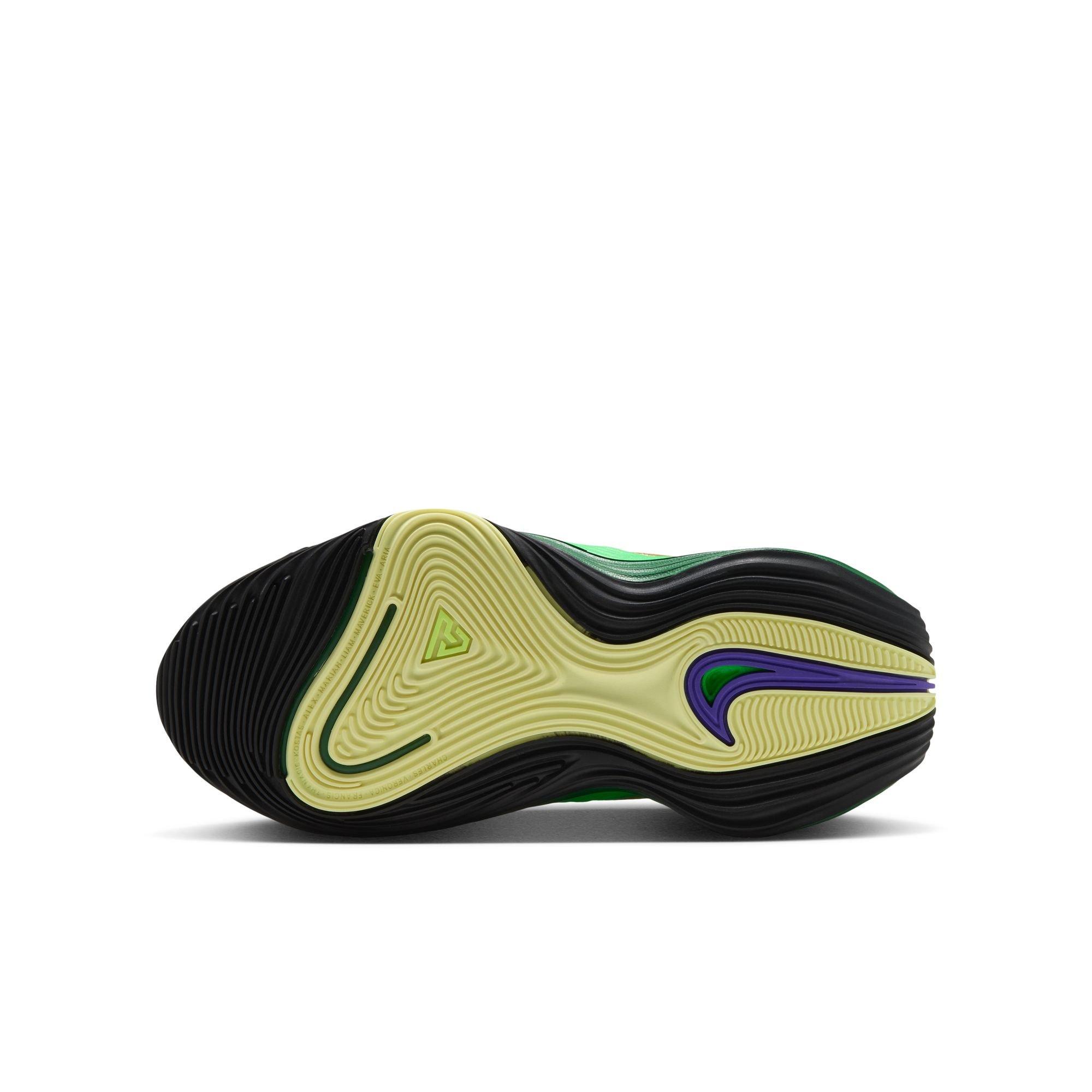 Nike Giannis Immortality 5 "Halloween" Grade School Kids' Basketball Shoe - GORGE GREEN/METALLIC GOLD/GREEN SPARK