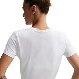 Nike Women's Once Classic Twist Dri-FIT Short Sleeve Top -White