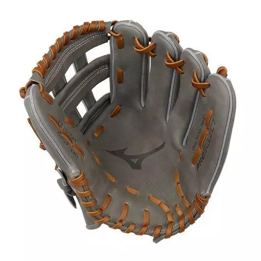 Mizuno GPSF-12D Pro Select FP Premium 12" Infielder Softball Glove RHT - GREY