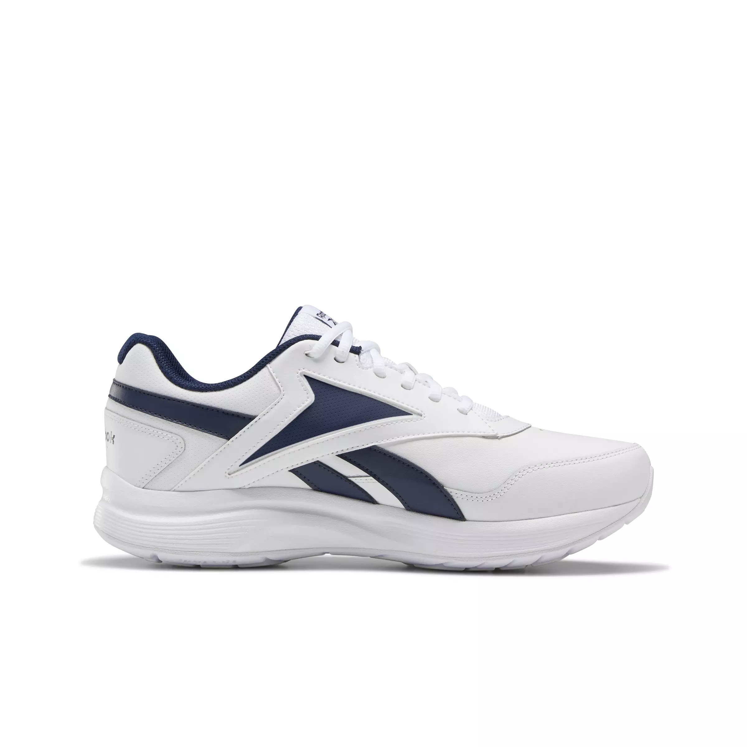 Reebok Walk Ultra 7.0 DMX MAX Extra-Wide "White/Navy" Men's Walking Shoe - WHITE/NAVY