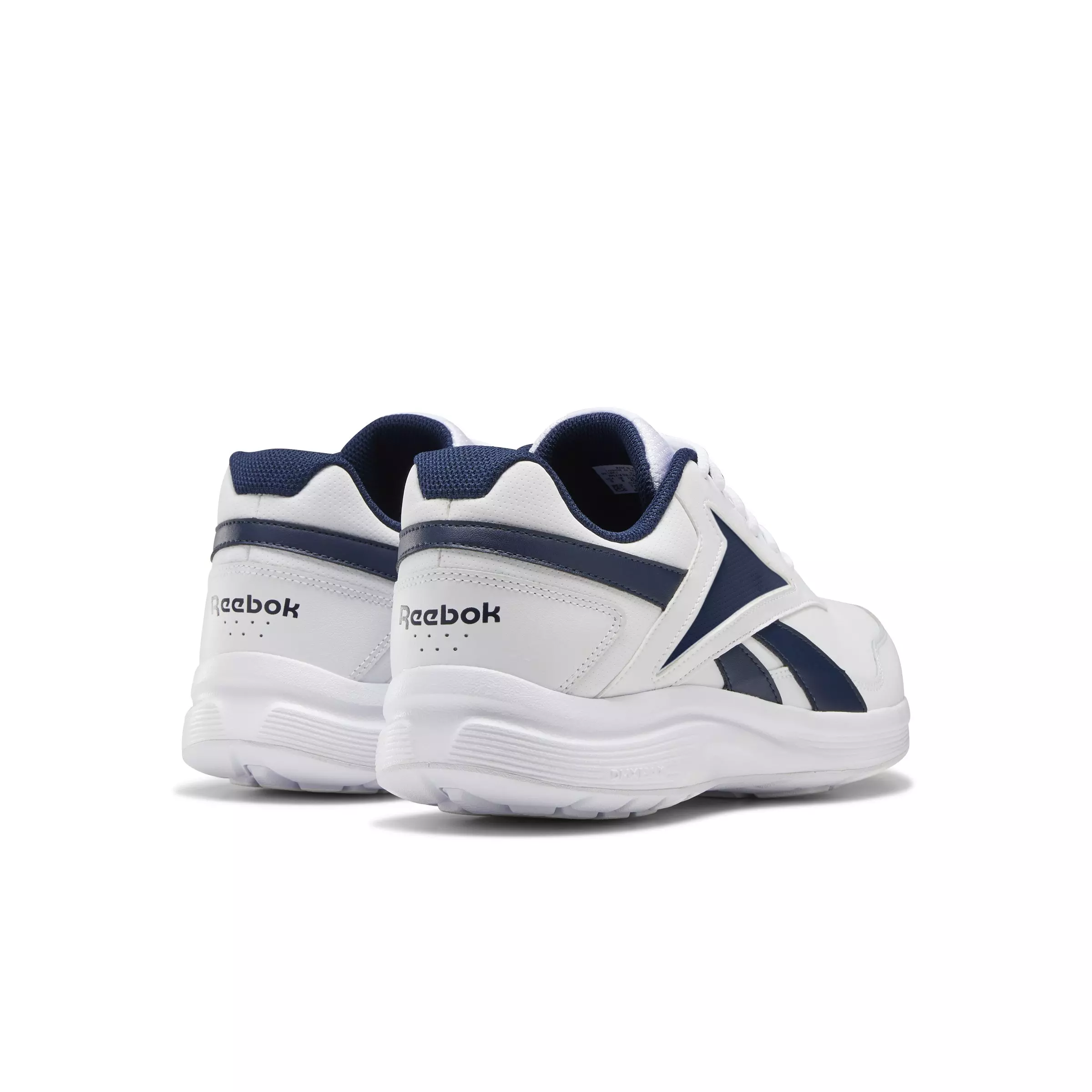 Reebok Walk Ultra 7.0 DMX MAX Extra-Wide "White/Navy" Men's Walking Shoe - WHITE/NAVY