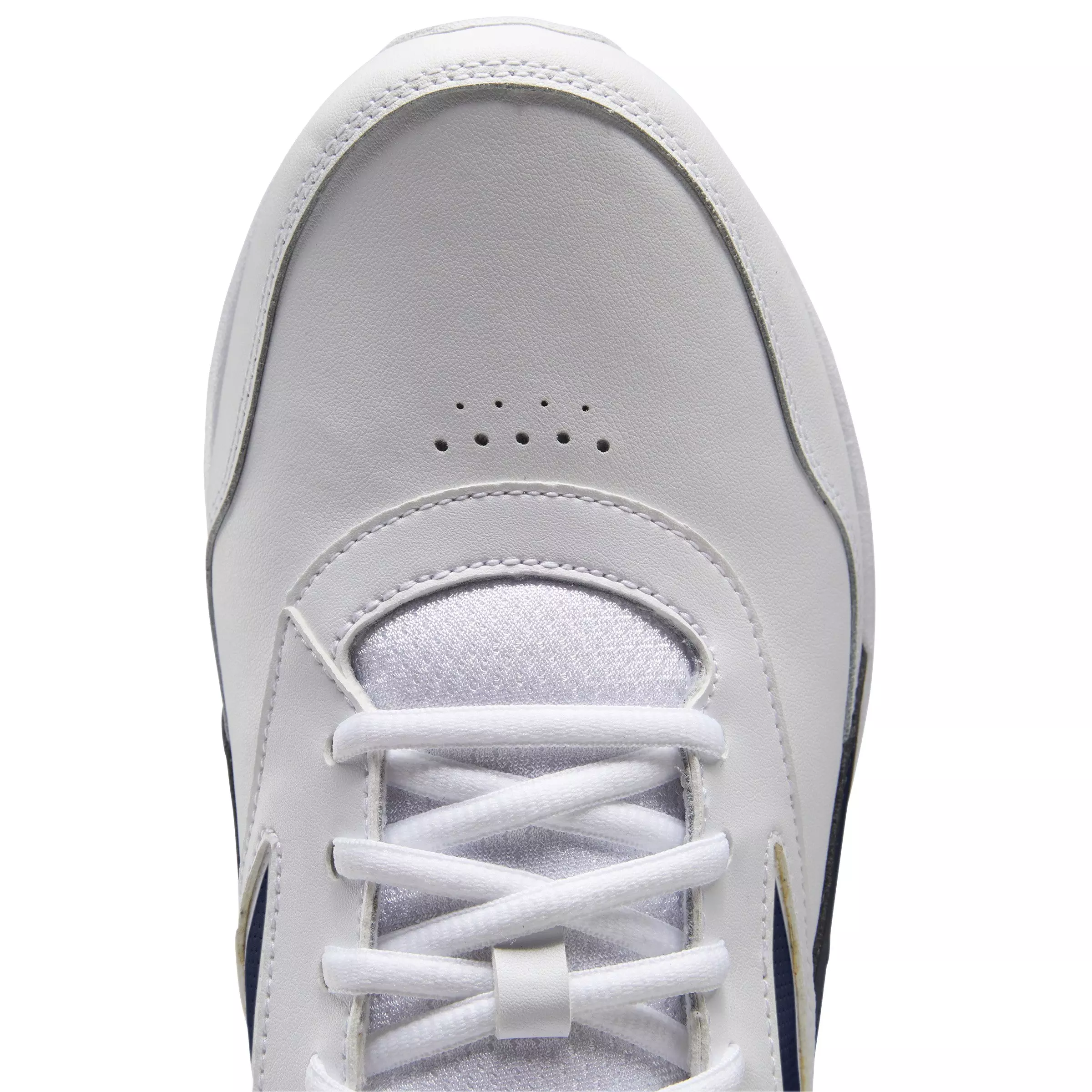 Reebok Walk Ultra 7.0 DMX MAX Extra-Wide "White/Navy" Men's Walking Shoe - WHITE/NAVY