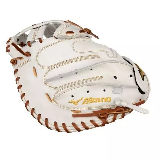 Mizuno GPSF-20 Pro Select FP Premium 34.5" Catchers Mitt Softball Glove RHT - BLACK/SILVER