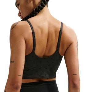 Nike Women's One Light-Support Padded Printed Sports Bra -Black