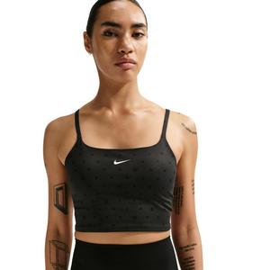 Nike Women's One Light-Support Padded Printed Sports Bra -Black