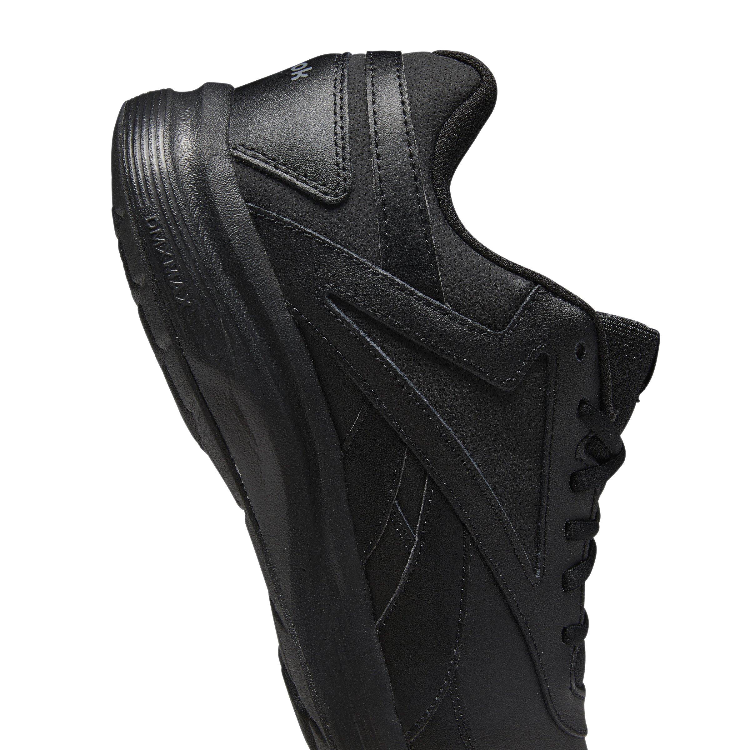 Reebok Walk Ultra 7.0 DMX MAX Extra-Wide "Black" Men's Walking Shoe - BLACK/GREY Thumbnail View 8