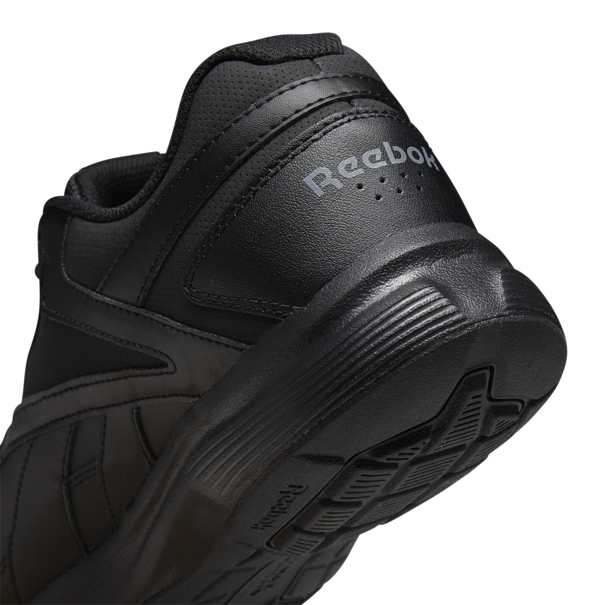 Reebok Walk Ultra 7.0 DMX MAX Extra-Wide "Black" Men's Walking Shoe - BLACK/GREY Thumbnail View 9