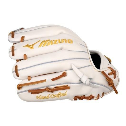 Mizuno GPSF-40R Pro Select FP Premium 11.5" Infielder Softball Glove RHT - WHITE Thumbnail View 4